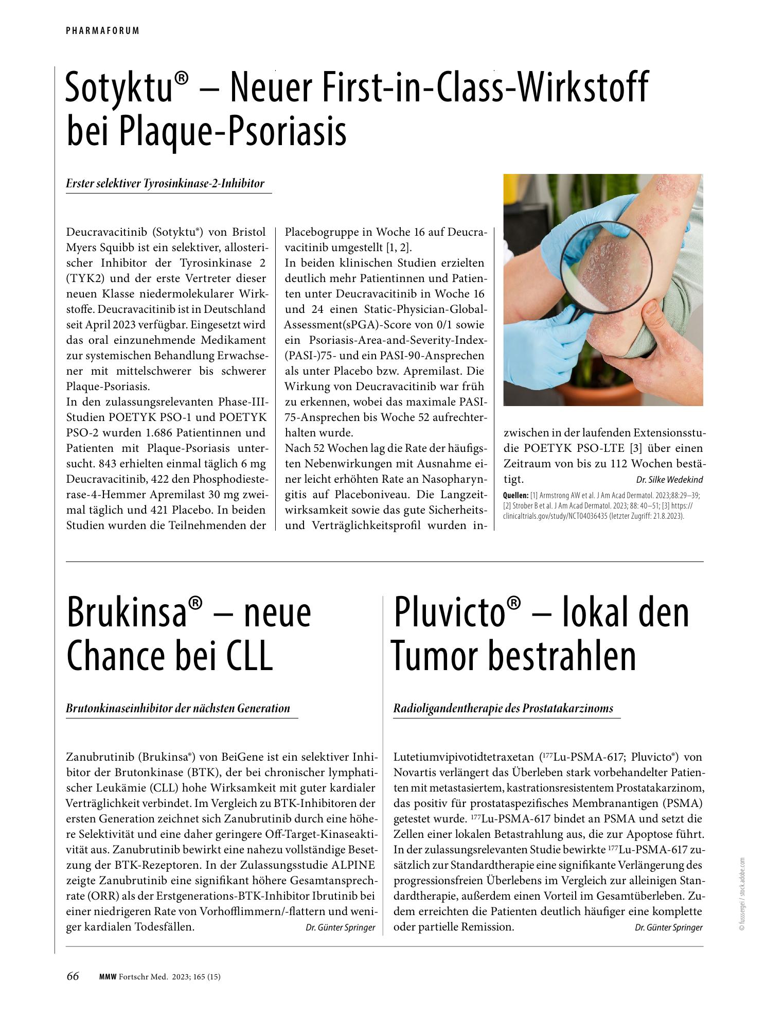 Vorschauseite 1: Pluvicto® - lokal den Tumor bestrahlen
