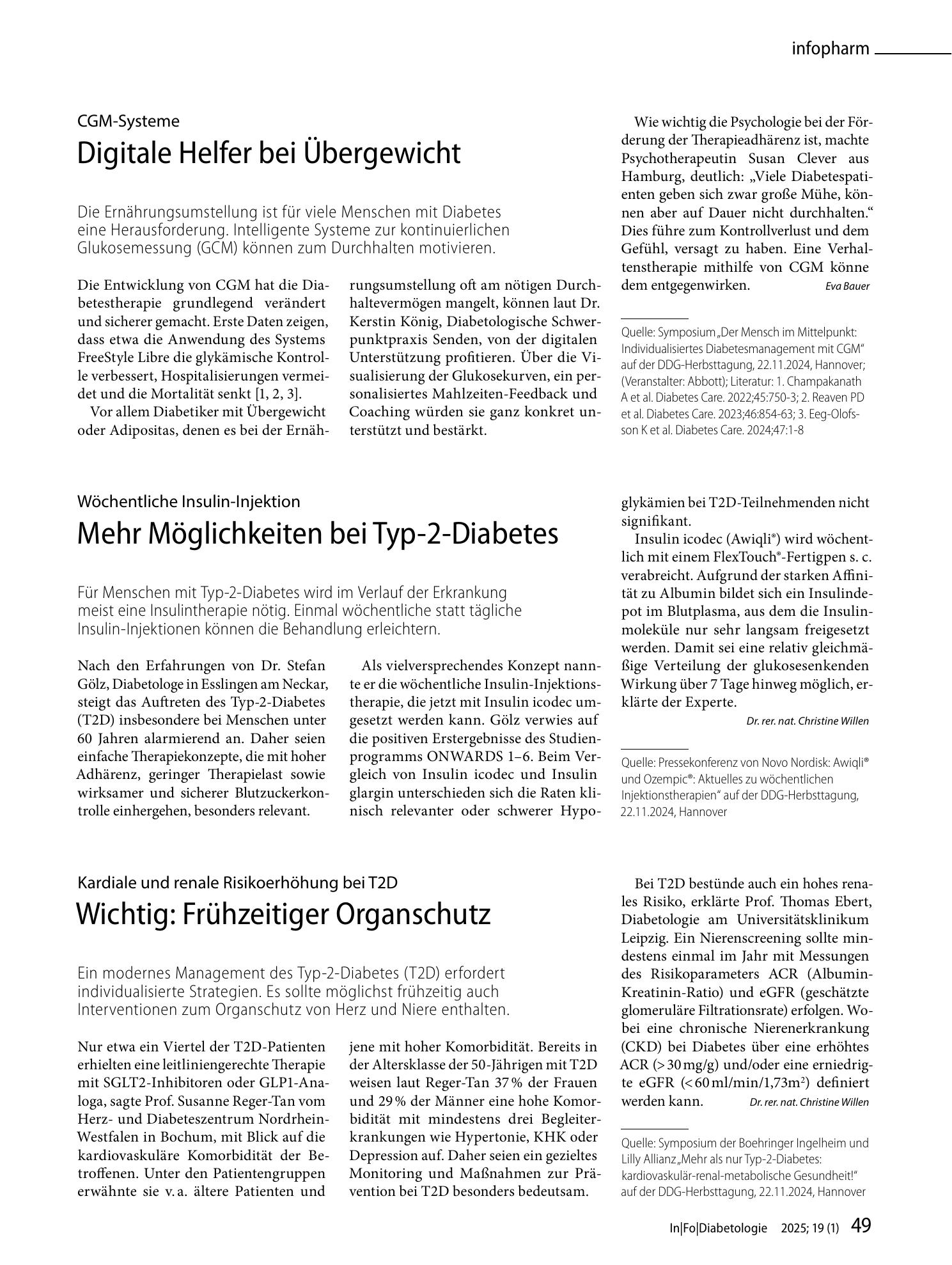 Vorschauseite 1: Wichtig: Frühzeitiger Organschutz