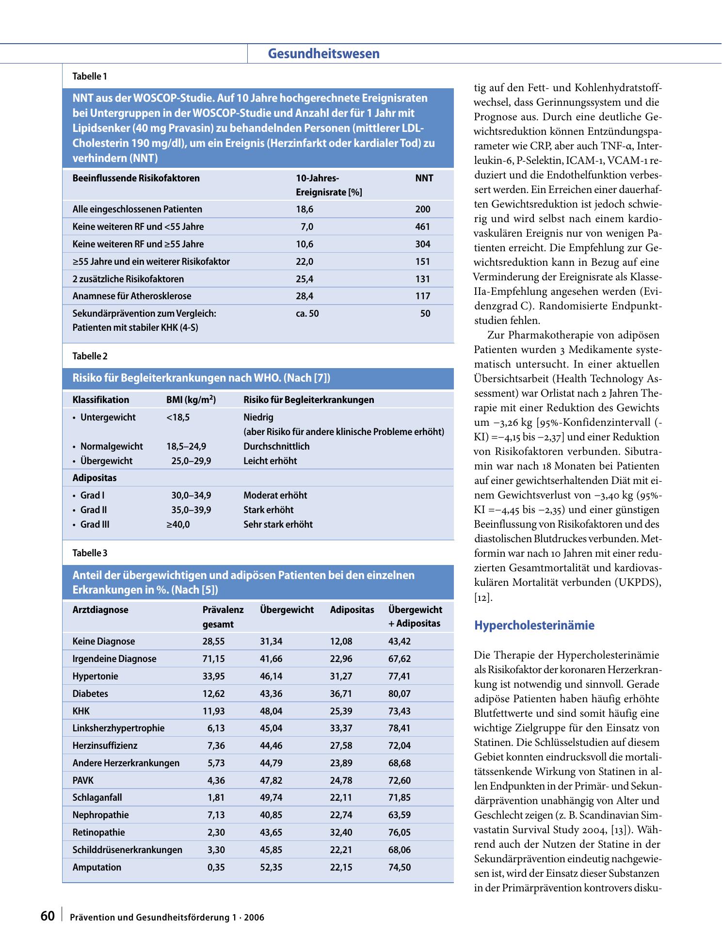 Vorschauseite 4: Arzneimitteltherapie zur Primärprävention kardiovaskulärer Erkrankungen bei adipösen Patienten