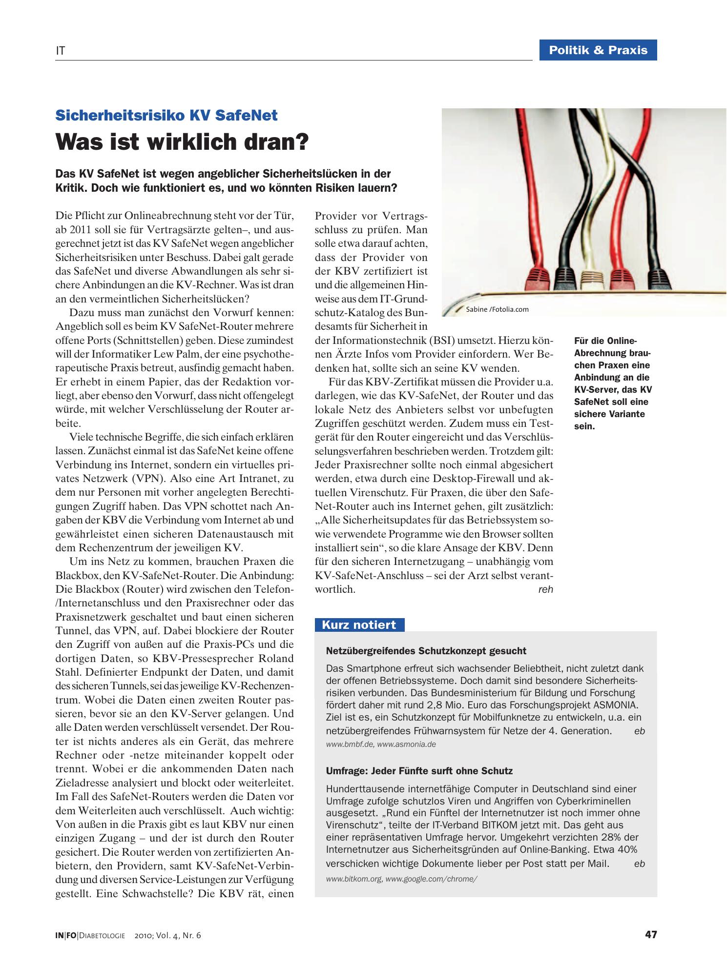 Vorschauseite 1: Was ist wirklich dran?