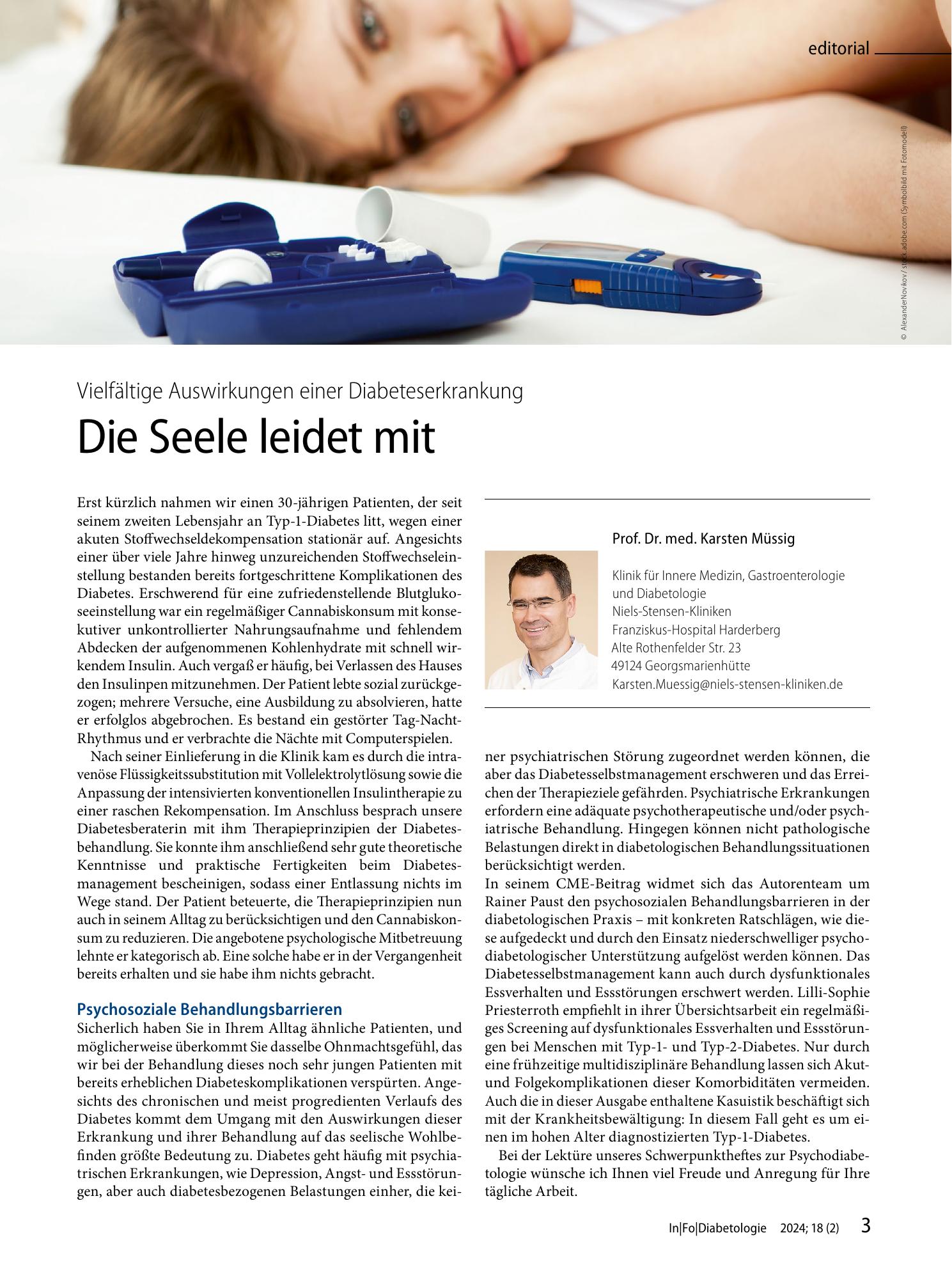 Vorschauseite 1: Die Seele leidet mit