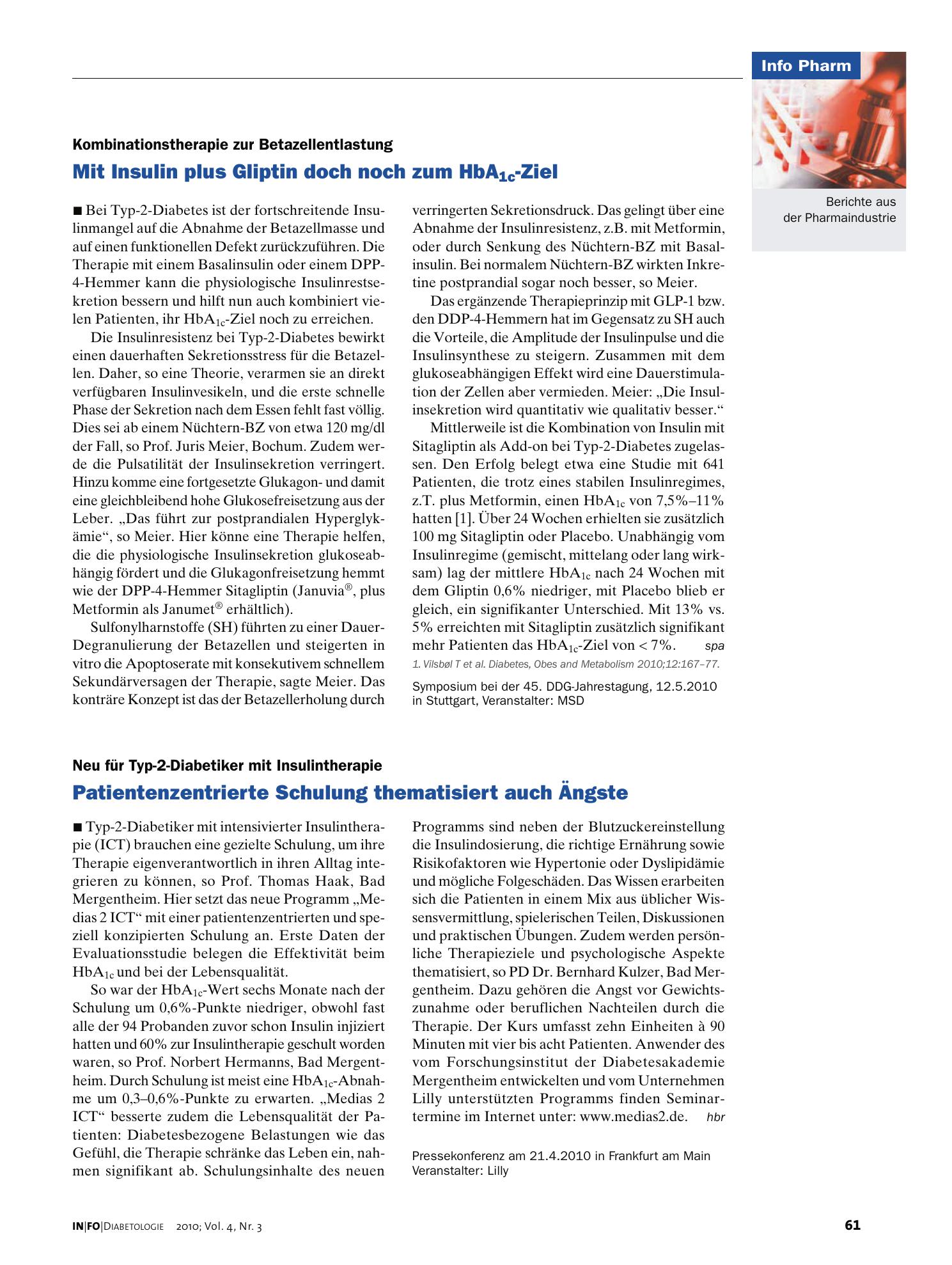 Vorschauseite 1: Patientenzentrierte Schulung thematisiert auch Ängste