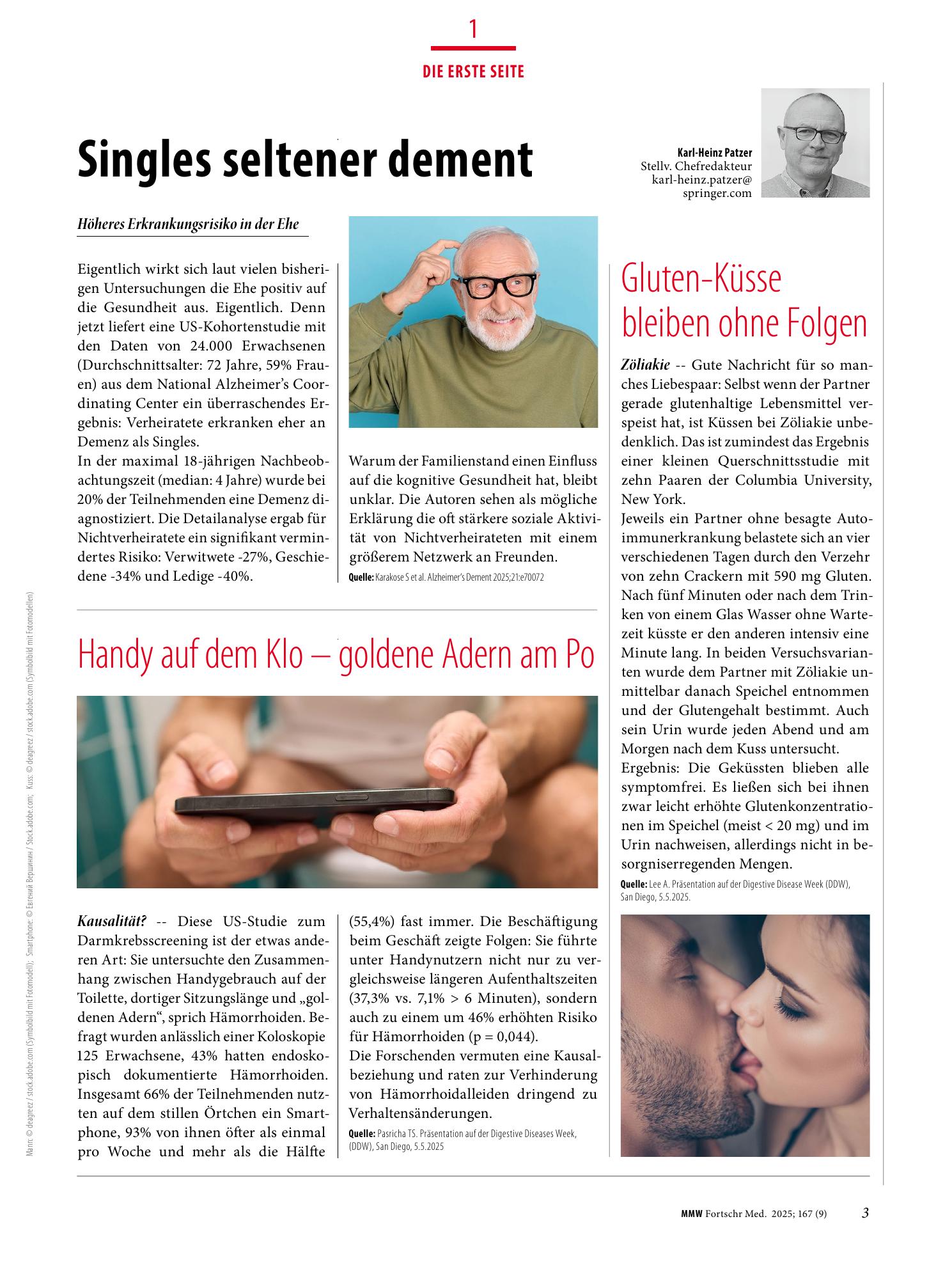 Vorschauseite 1: Die Erste Seite