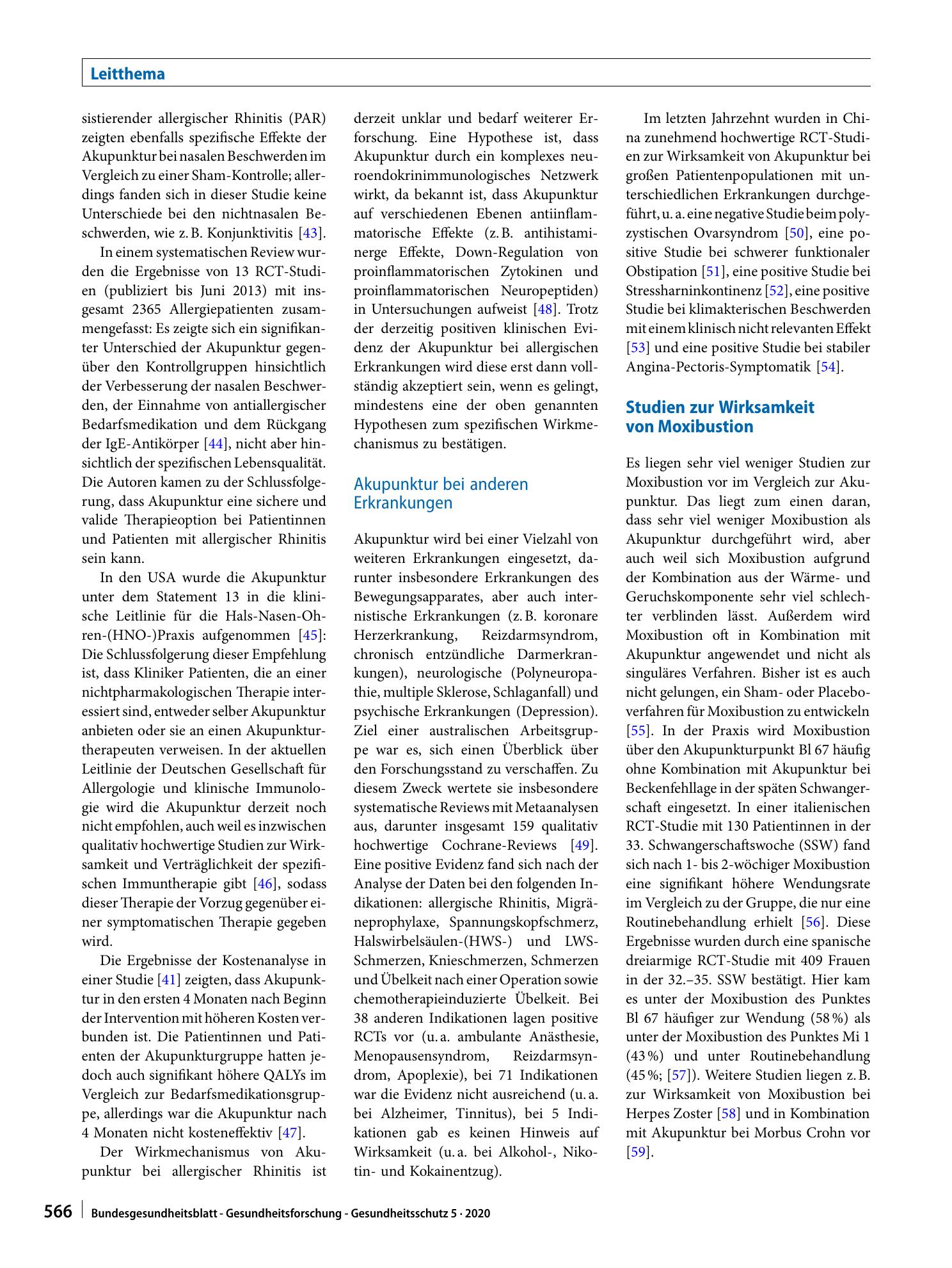 Vorschauseite 6: Akupunktur bei Schmerzerkrankungen und Allergien – von der klinischen Erfahrung zur Evidenz