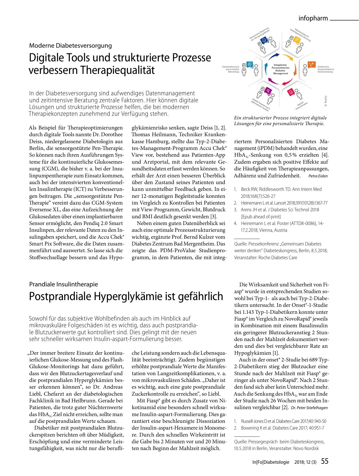 Vorschauseite 1: Postprandiale Hyperglykämie ist gefährlich