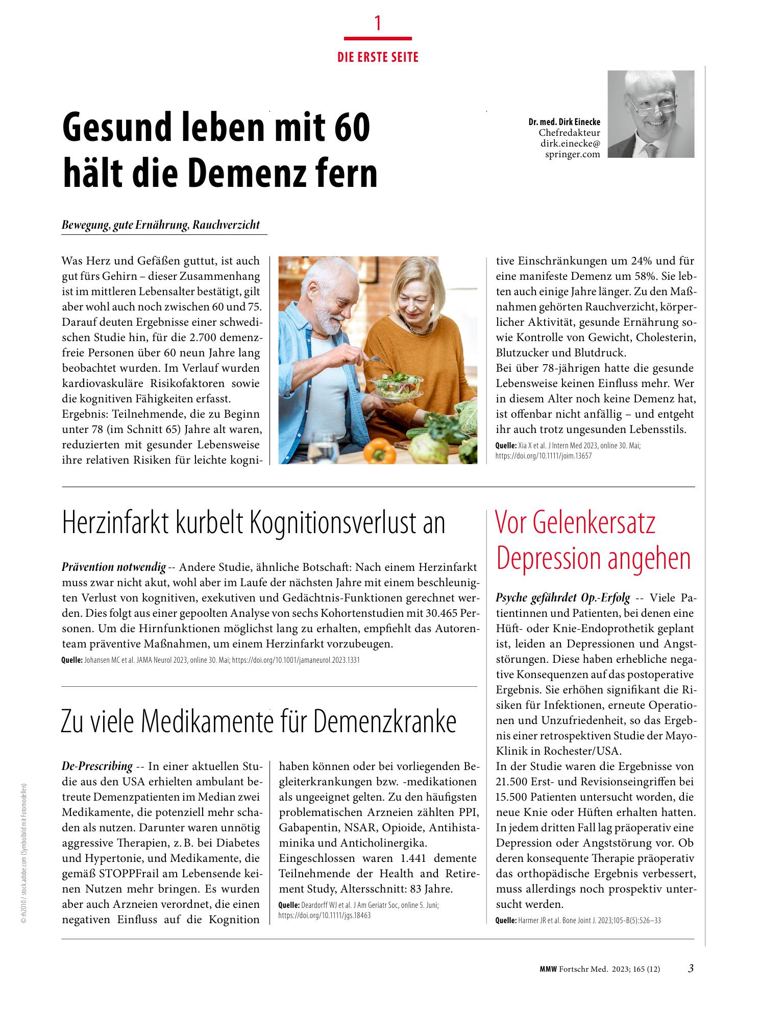 Vorschauseite 1: Die Erste Seite