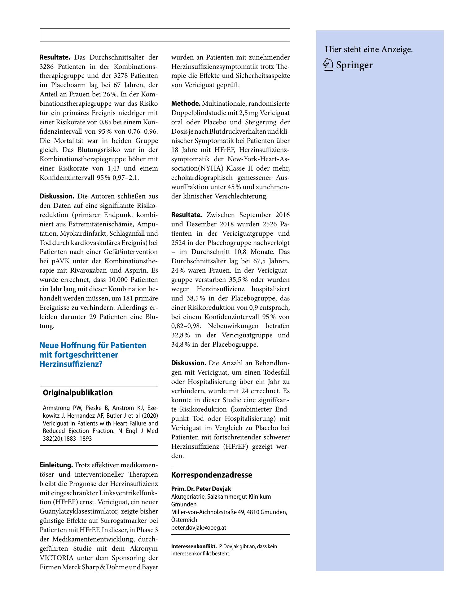 Vorschauseite 2: Journal Club