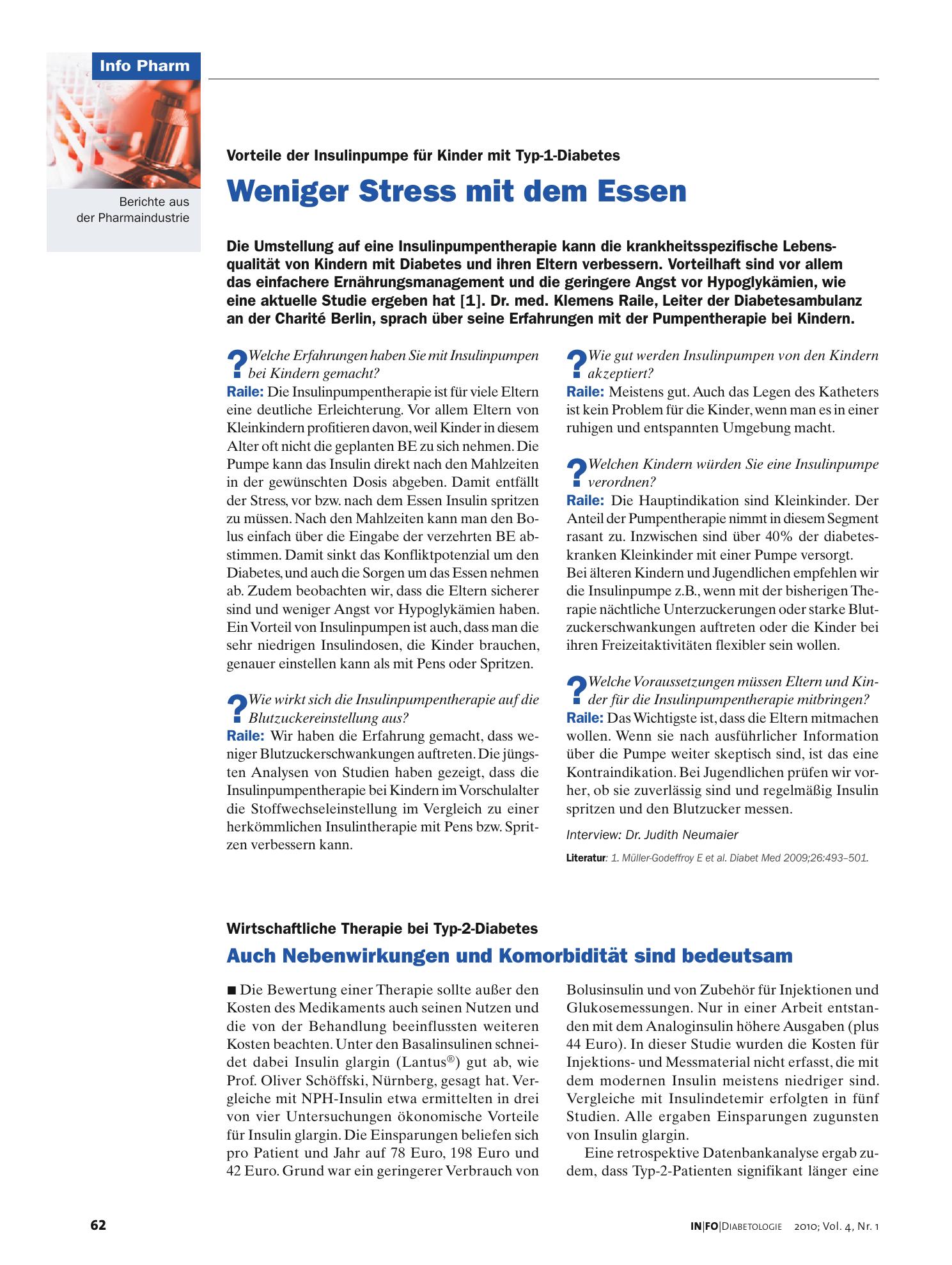 Vorschauseite 1: Auch Nebenwirkungen und Komorbidität sind bedeutsam