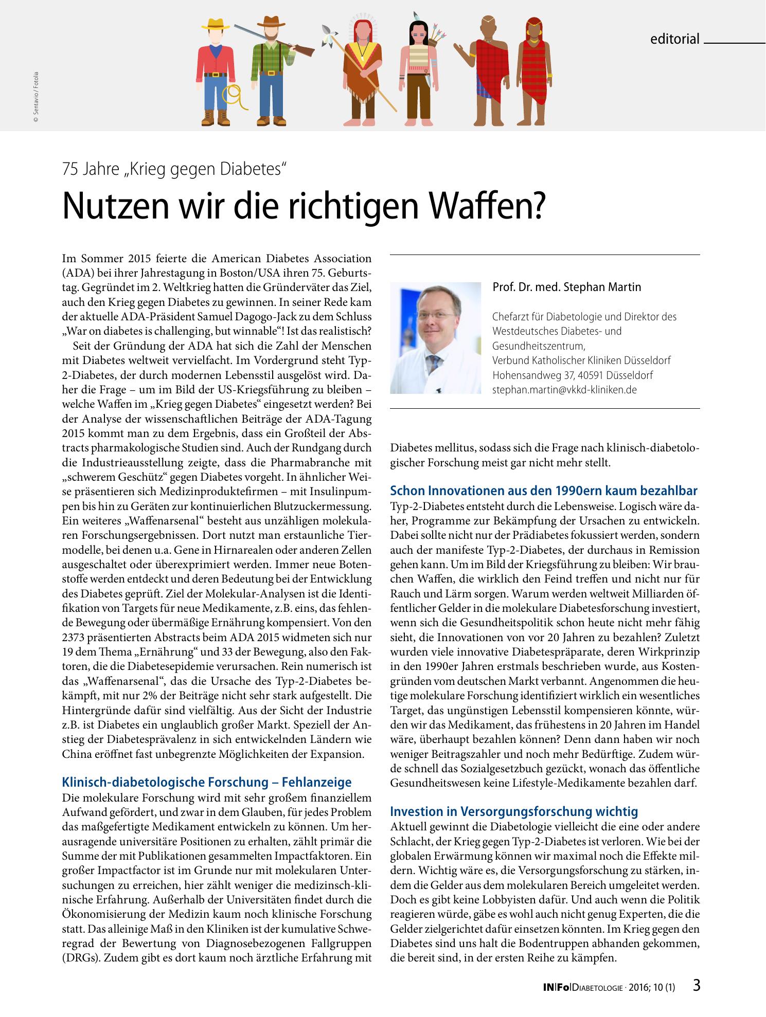 Vorschauseite 1: Nutzen wir die richtigen Waffen?
