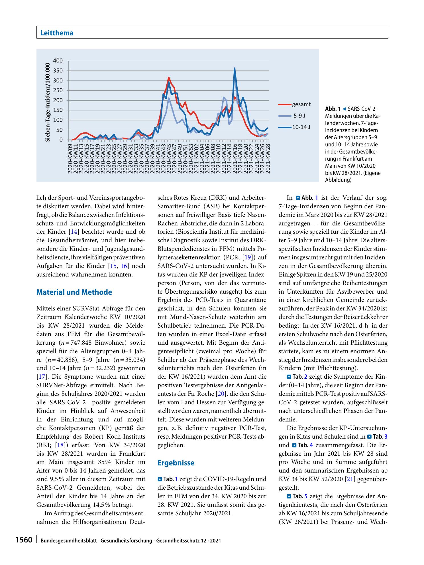 Vorschauseite 2: Kinder in der COVID-19 Pandemie und der Öffentliche Gesundheitsdienst (ÖGD)