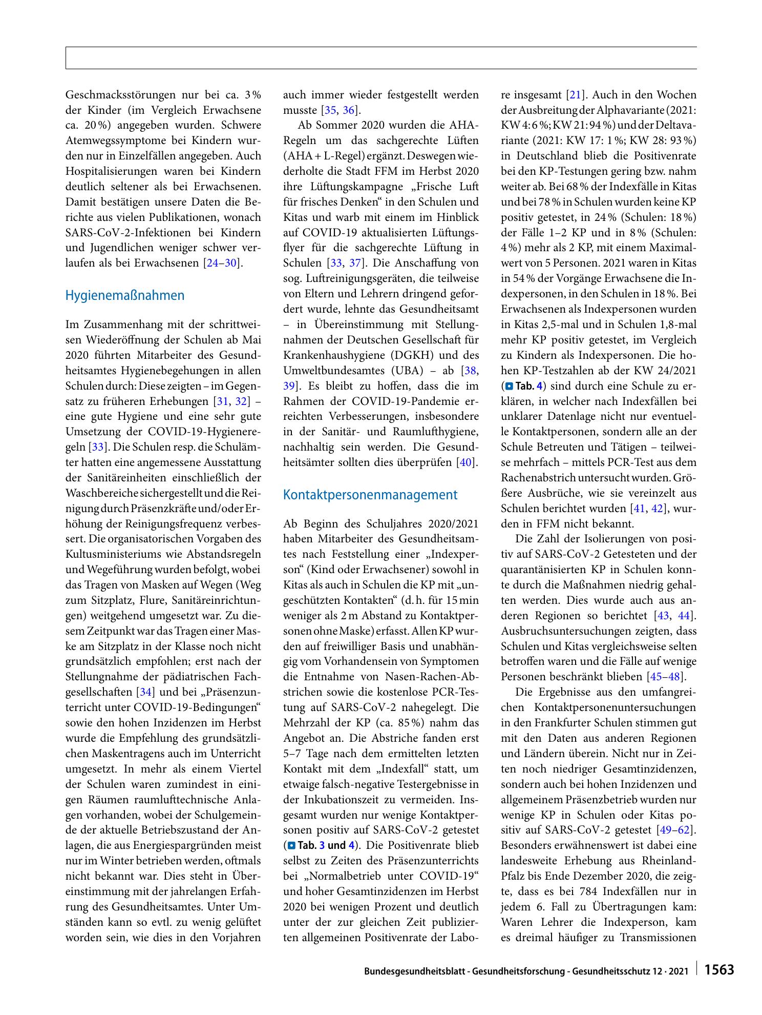 Vorschauseite 5: Kinder in der COVID-19 Pandemie und der Öffentliche Gesundheitsdienst (ÖGD)