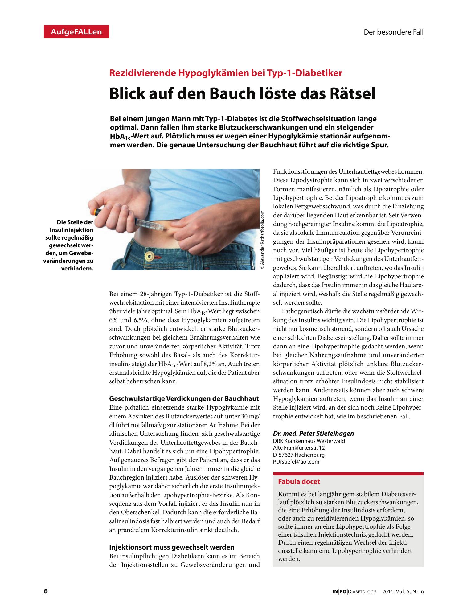 Vorschauseite 1: Blick auf den Bauch löste das Rätsel