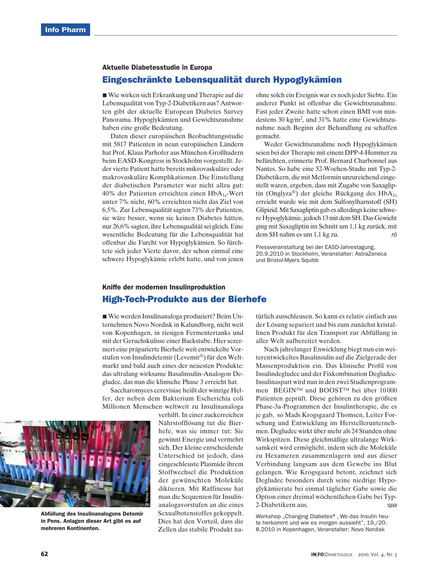 Vorschauseite 1: High-Tech-Produkte aus der Bierhefe