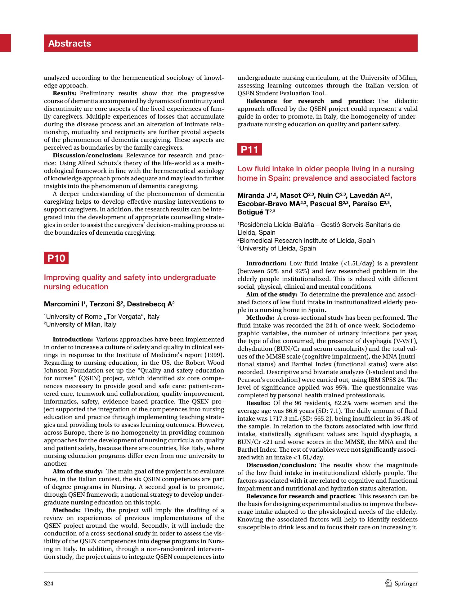 Vorschauseite 5: The 18th European Doctorial Converence in Nursing Science – EDCNS