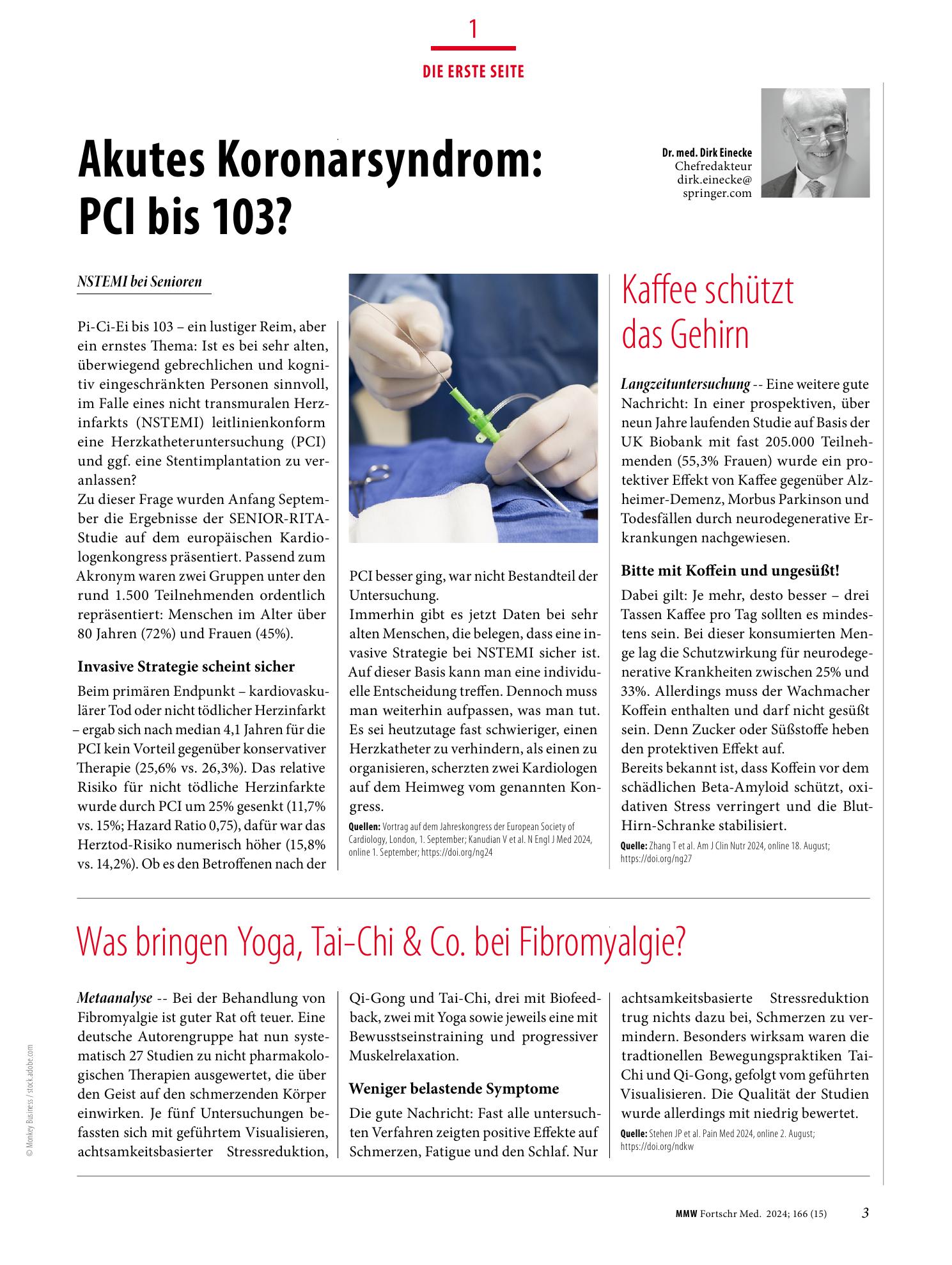 Vorschauseite 1: Die Erste Seite