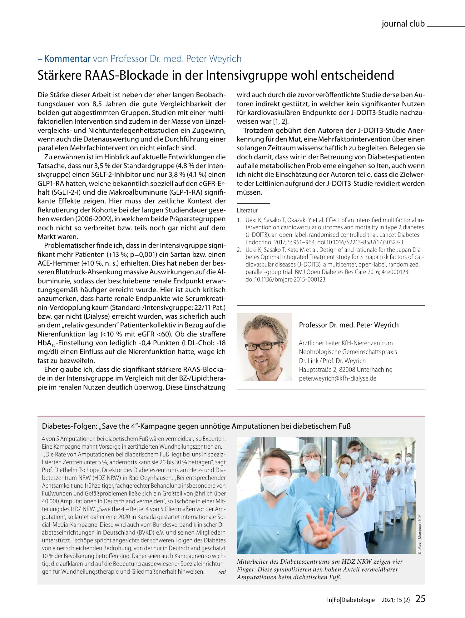 Vorschauseite 1: Diabetes-Folgen: