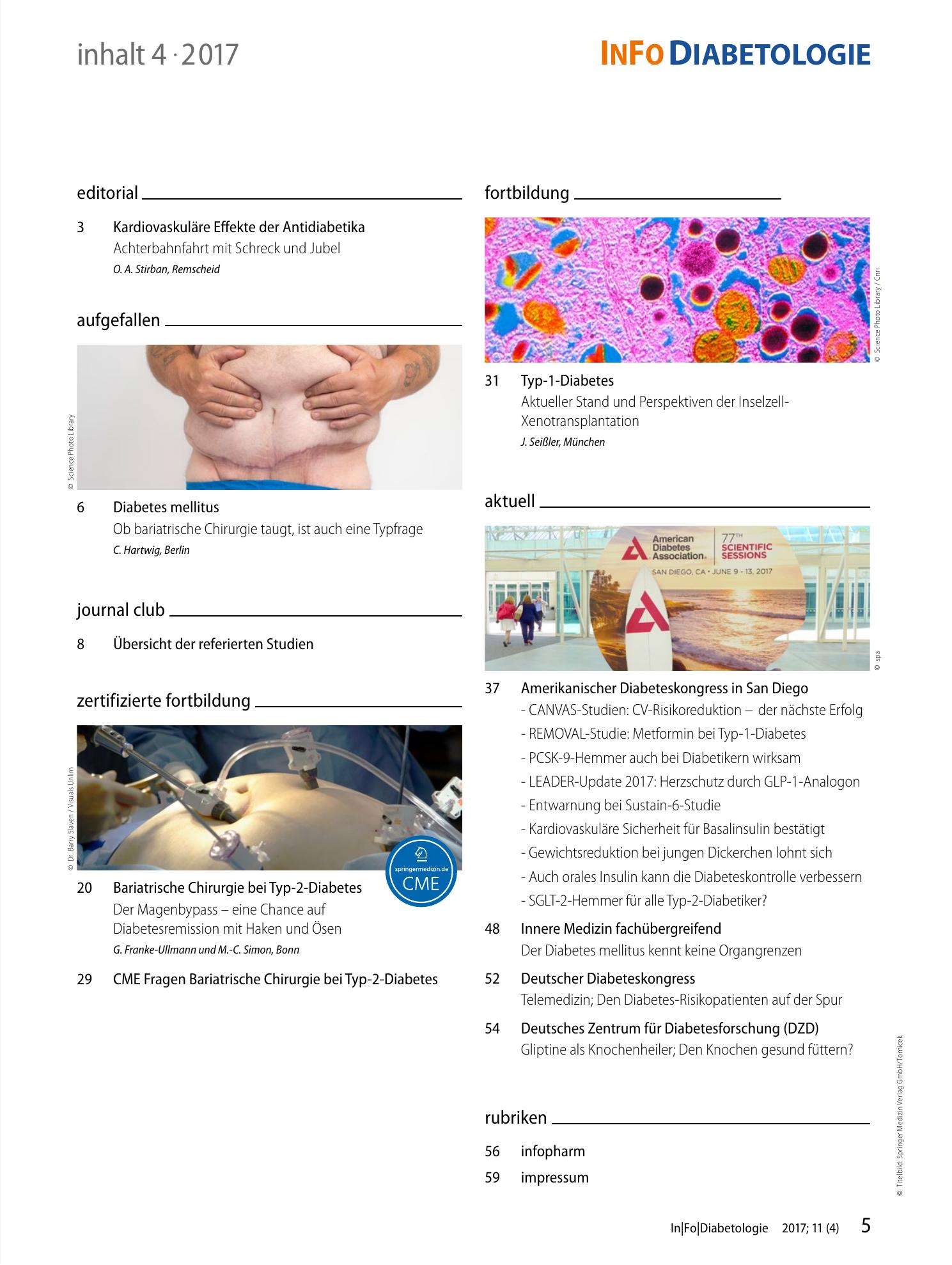 Vorschauseite 1: Inhaltsverzeichnis