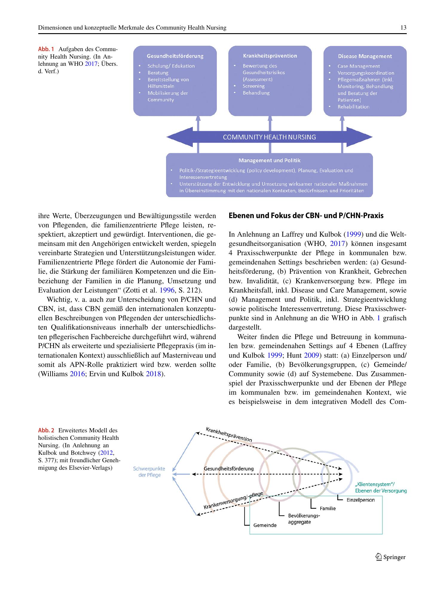 Vorschauseite 5: Dimensionen und konzeptuelle Merkmale des Community Health Nursing