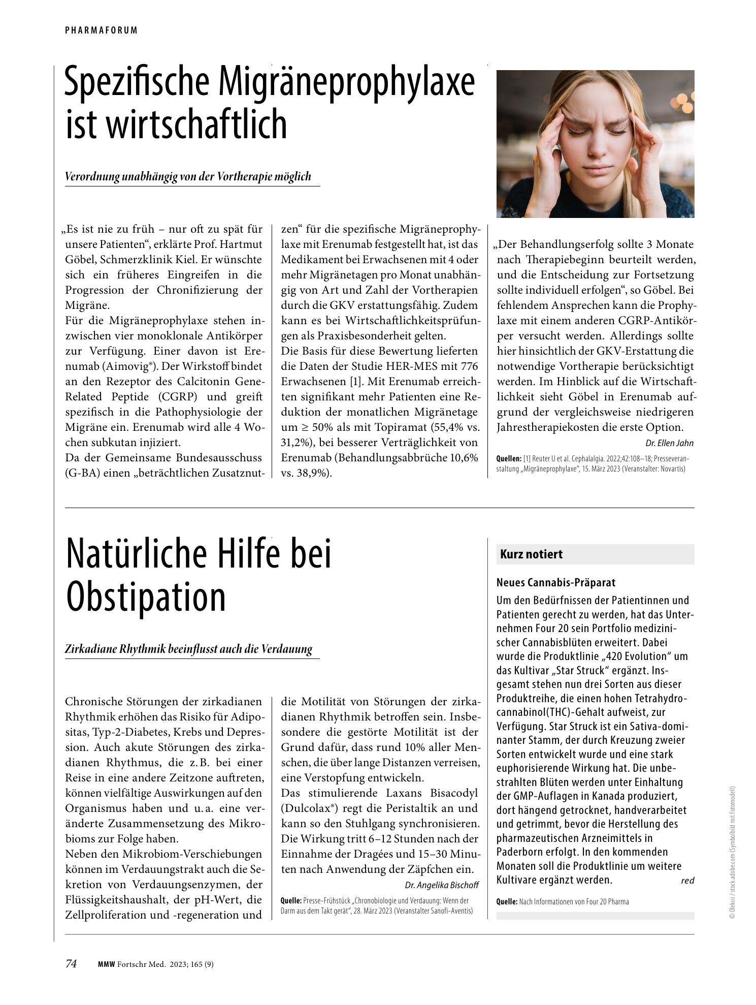 Vorschauseite 1: Neues Cannabis-Präparat