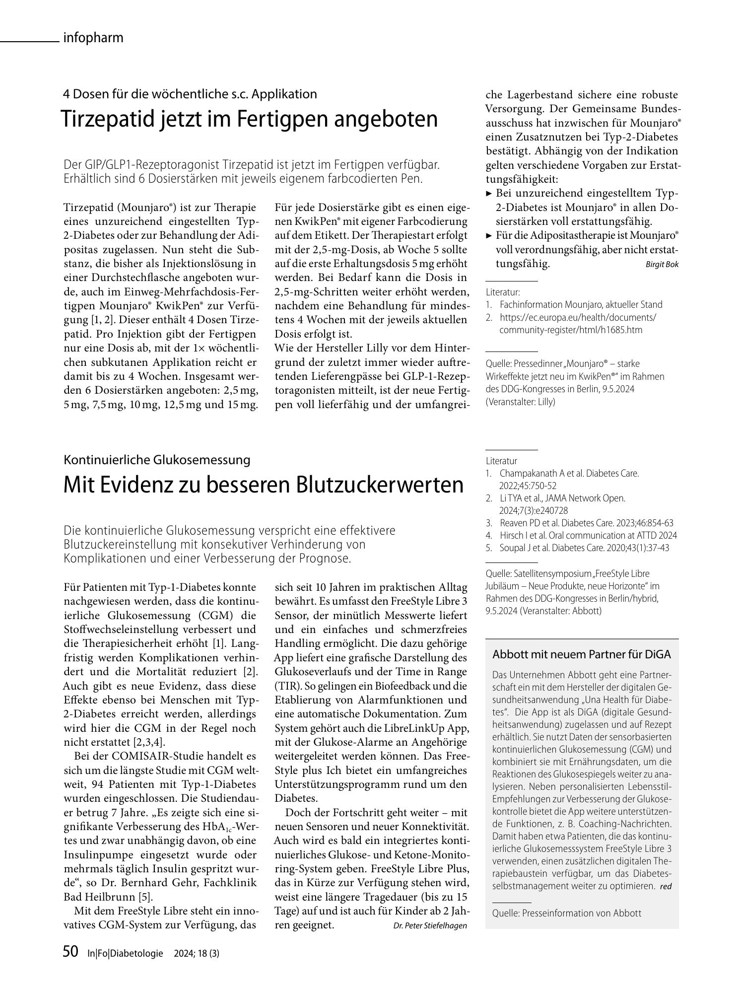 Vorschauseite 1: Mit Evidenz zu besseren Blutzuckerwerten