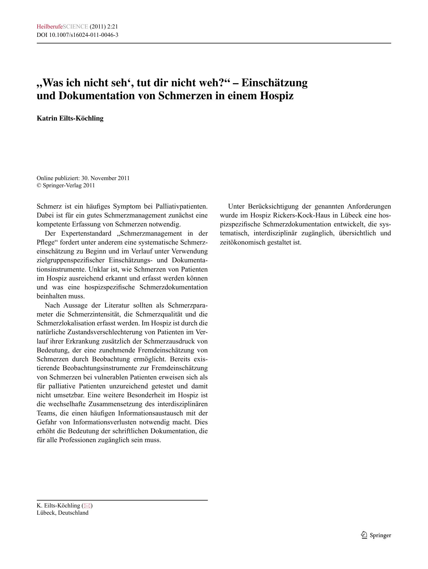 Vorschauseite 1: Was ich nicht seh, tut dir nicht weh?
