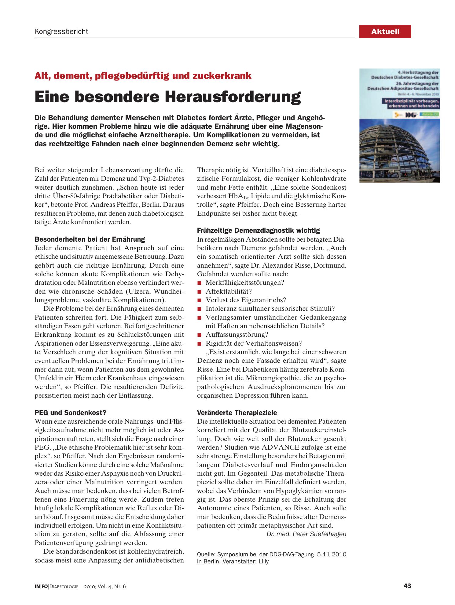 Vorschauseite 1: Eine besondere Herausforderung