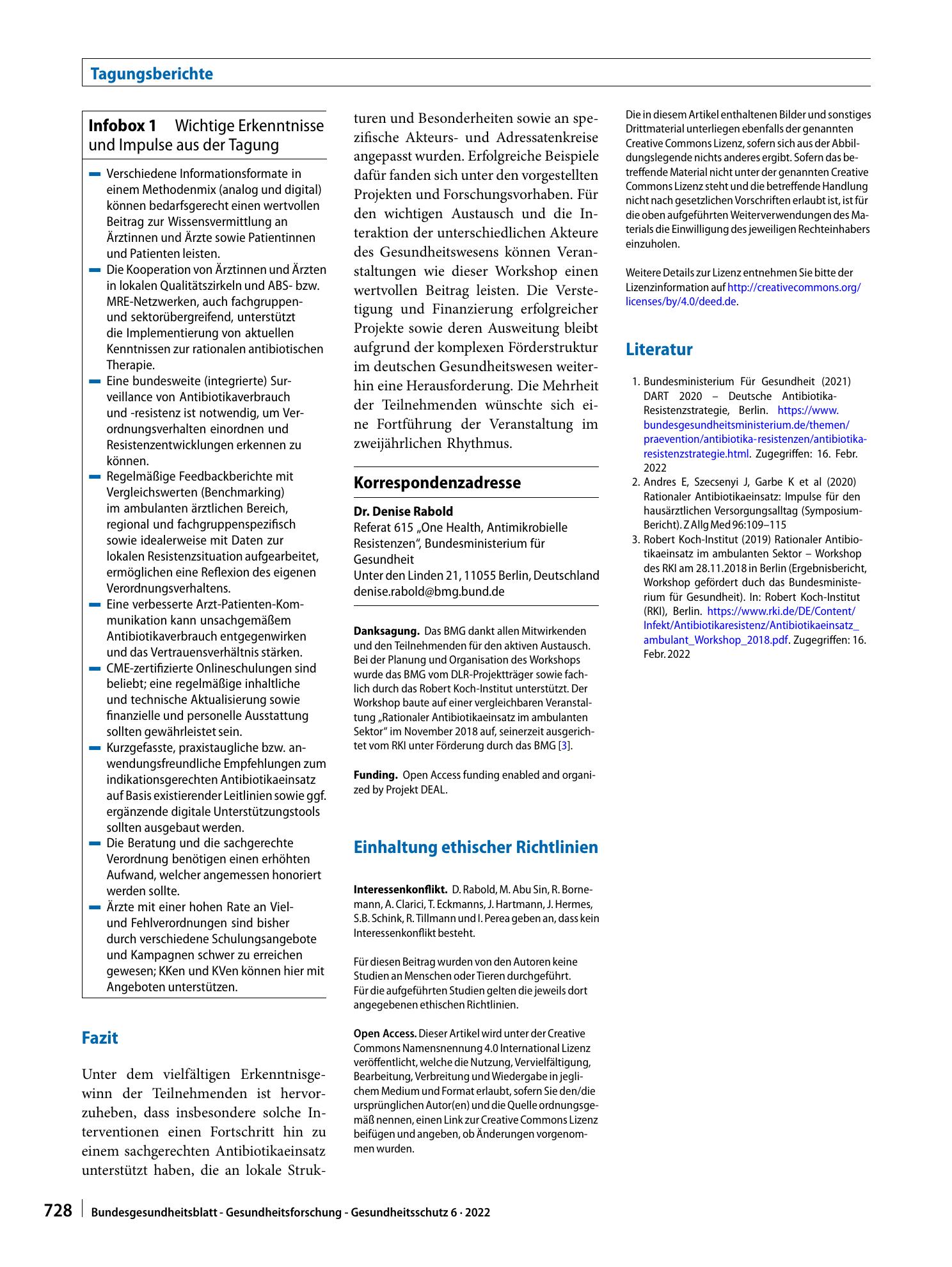 Vorschauseite 4: Strategien zum rationalen Antibiotikaeinsatz im ambulanten Sektor – Ergebnisse eines Workshops mit wichtigen Akteuren des Gesundheitswesens