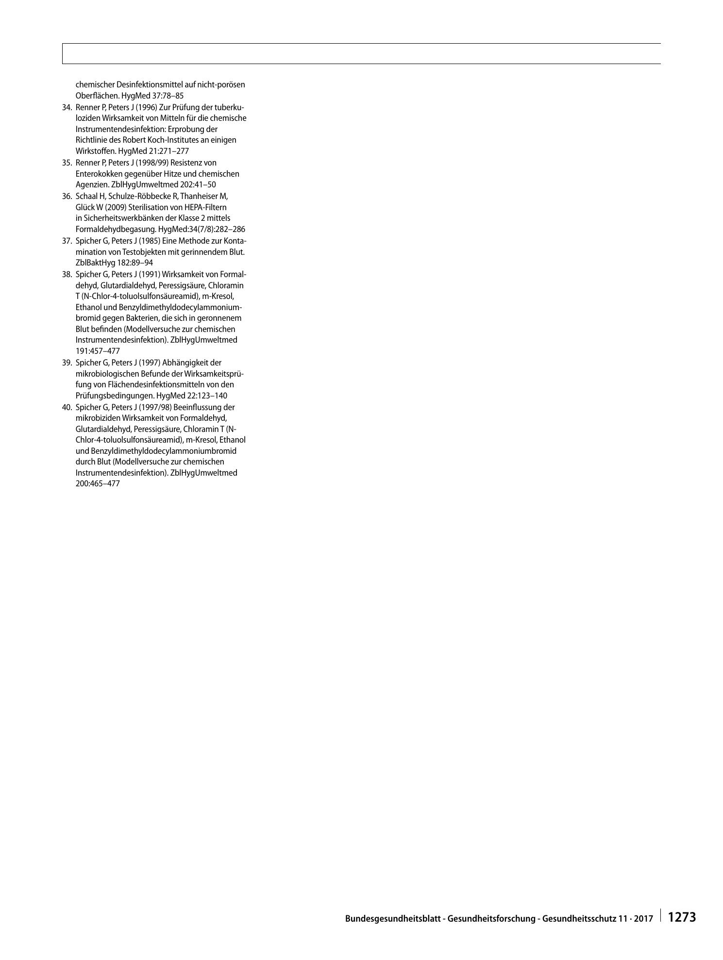 Vorschauseite 4: Vorwort zur Liste der vom Robert Koch-Institut geprüften und anerkannten Desinfektionsmittel und -verfahren
