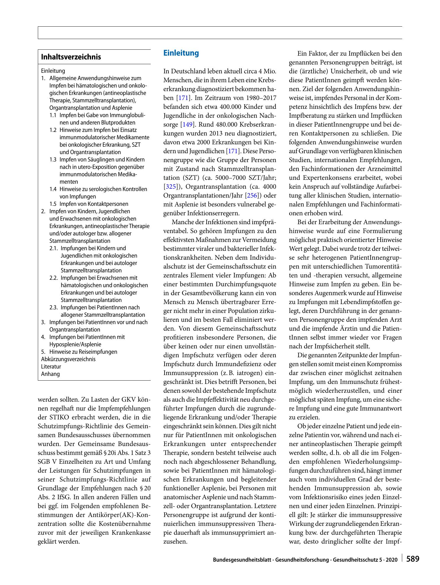 Vorschauseite 2: Impfen bei Immundefizienz