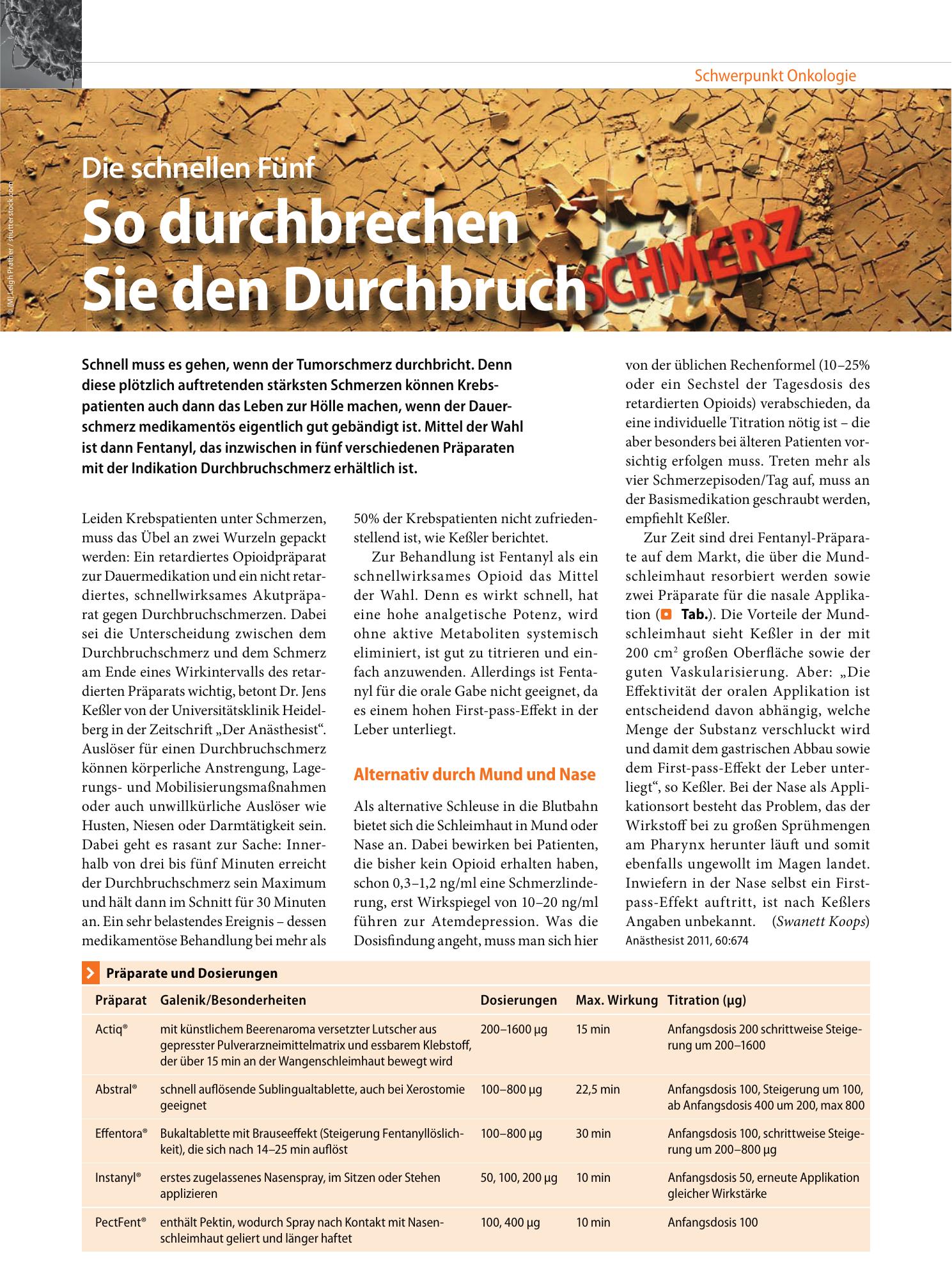Vorschauseite 1: So durchbrechen Sie den Durchbruch