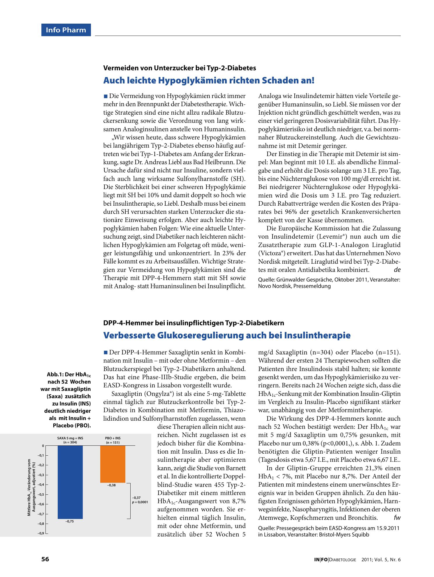 Vorschauseite 1: Auch leichte Hypoglykämien richten Schaden an!