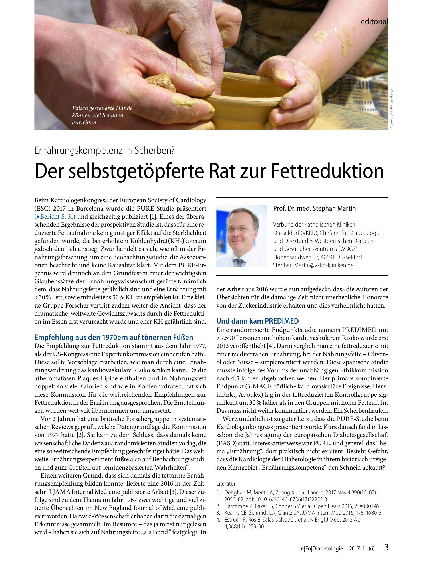 Vorschauseite 1: Der selbstgetöpferte Rat zur Fettreduktion