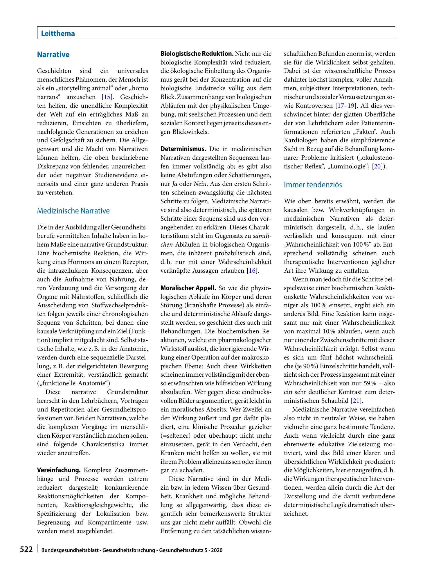 Vorschauseite 2: Mechanistische Narrative als Mittel der Dissemination: das Beispiel koronarer Technologien