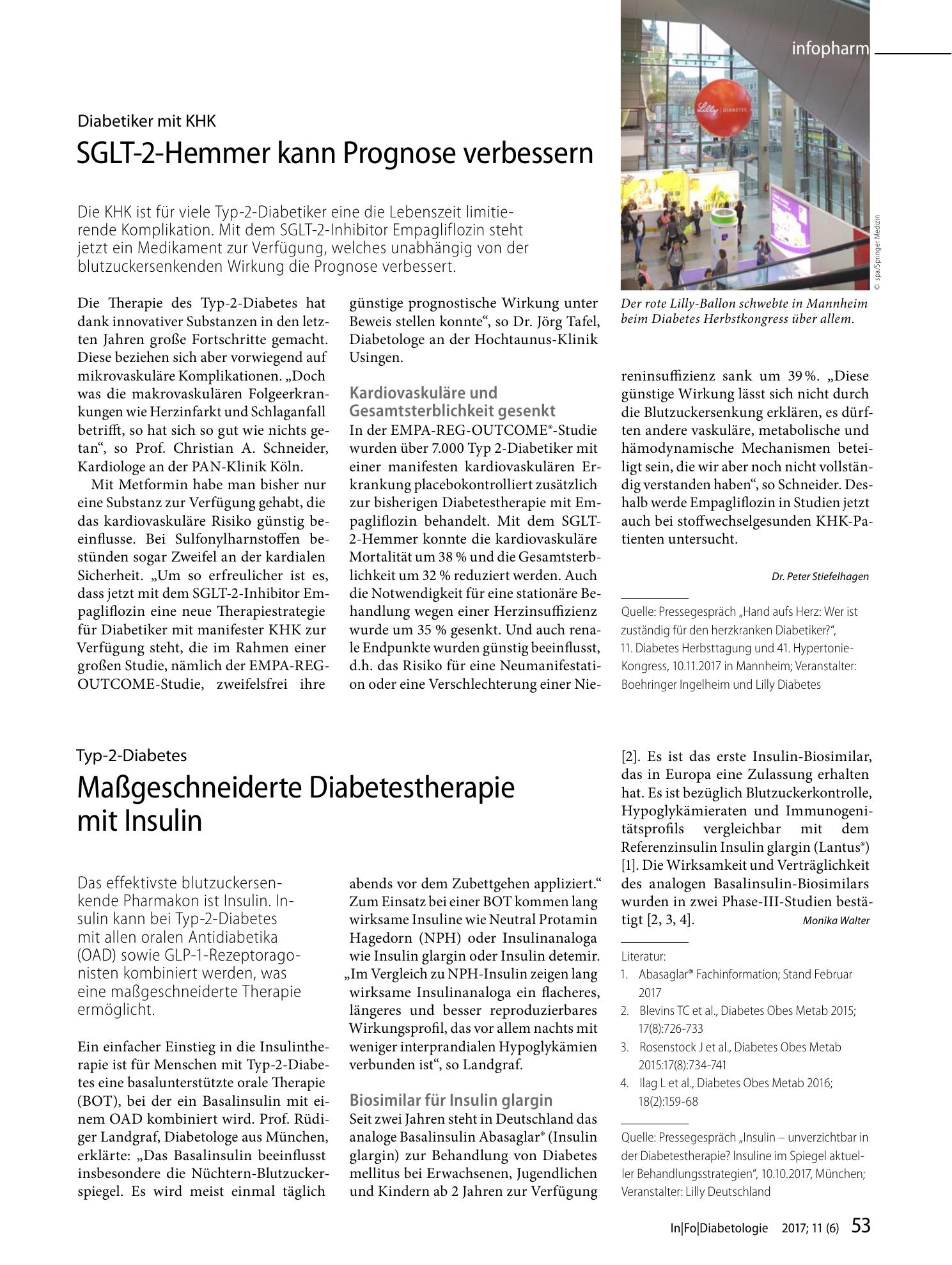 Vorschauseite 1: SGLT-2-Hemmer kann Prognose verbessern
