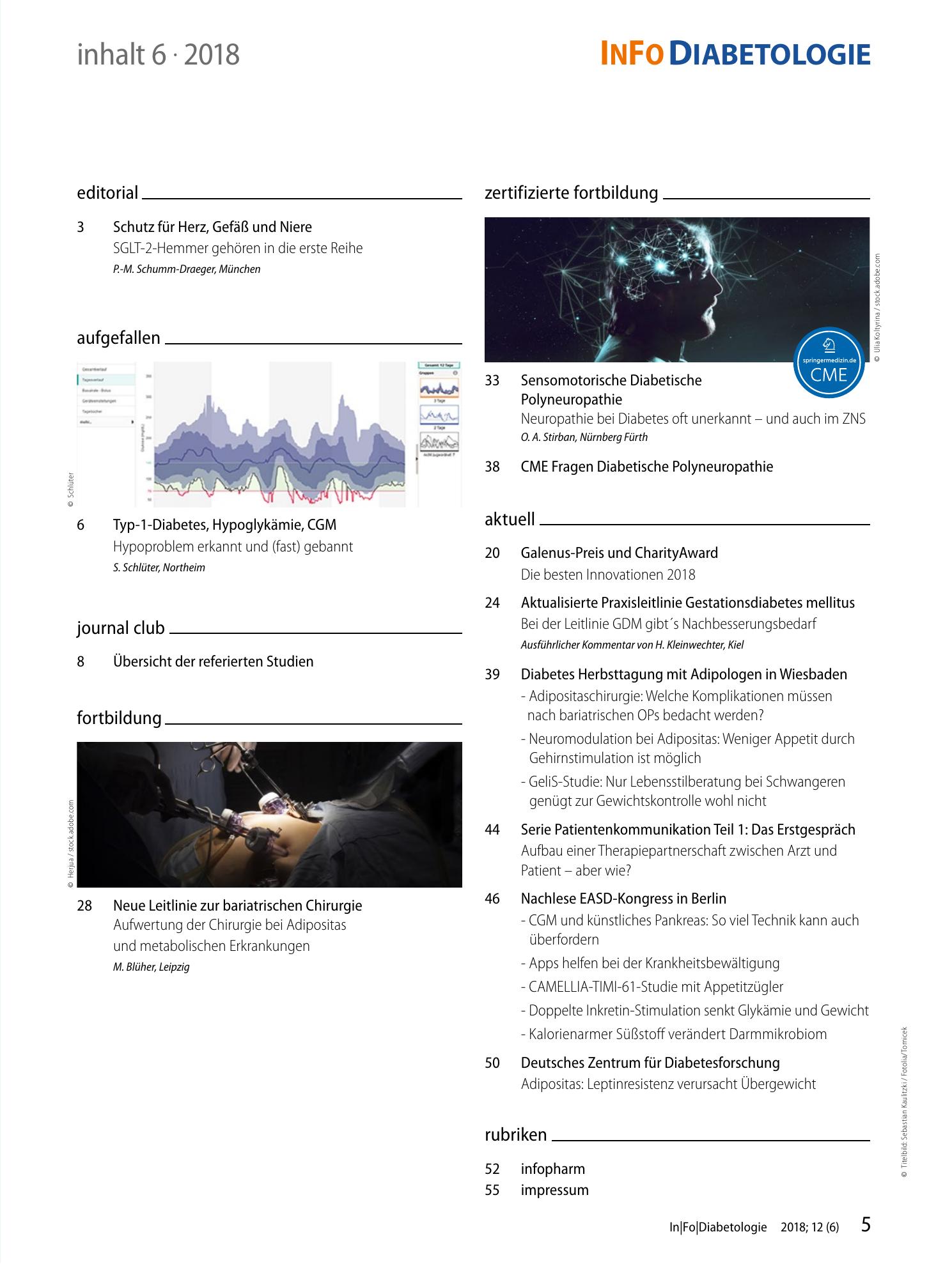 Vorschauseite 1: Inhaltsverzeichnis