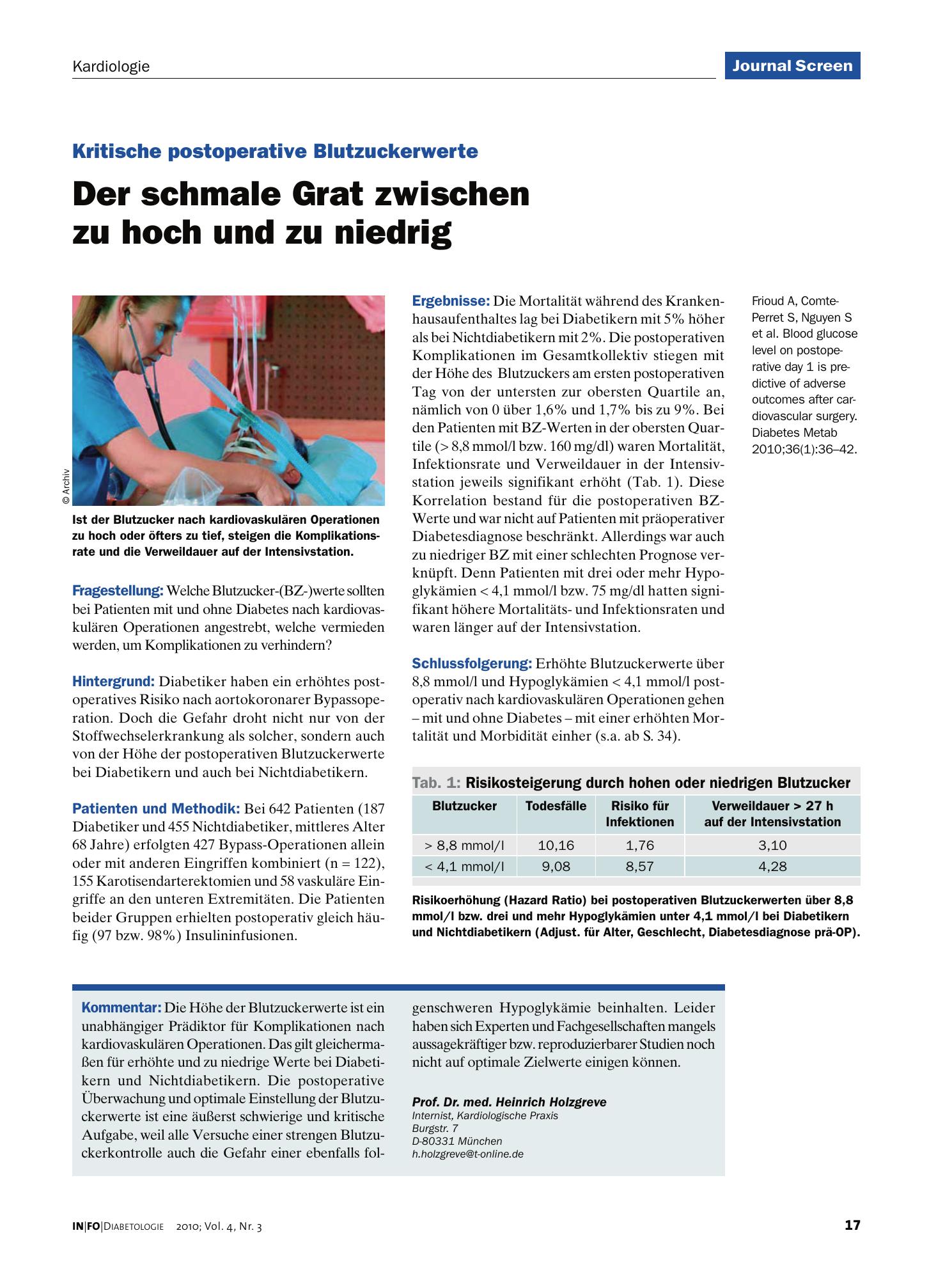 Vorschauseite 1: Der schmale Grat zwischen zu hoch und zu niedrig
