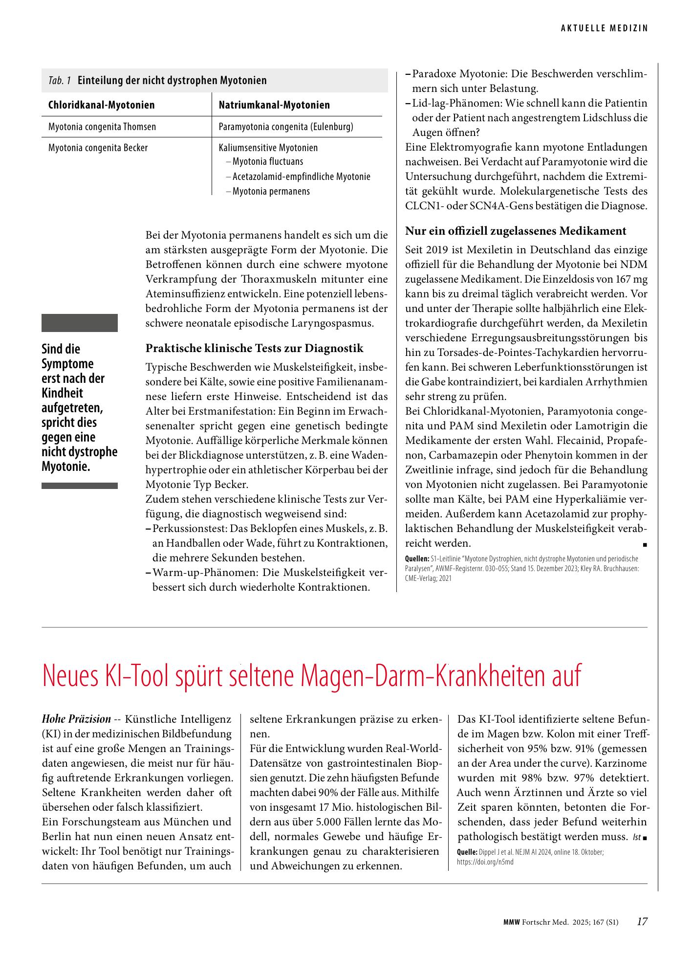 Vorschauseite 1: Neues KI-Tool spürt seltene Magen-Darm-Krankheiten auf