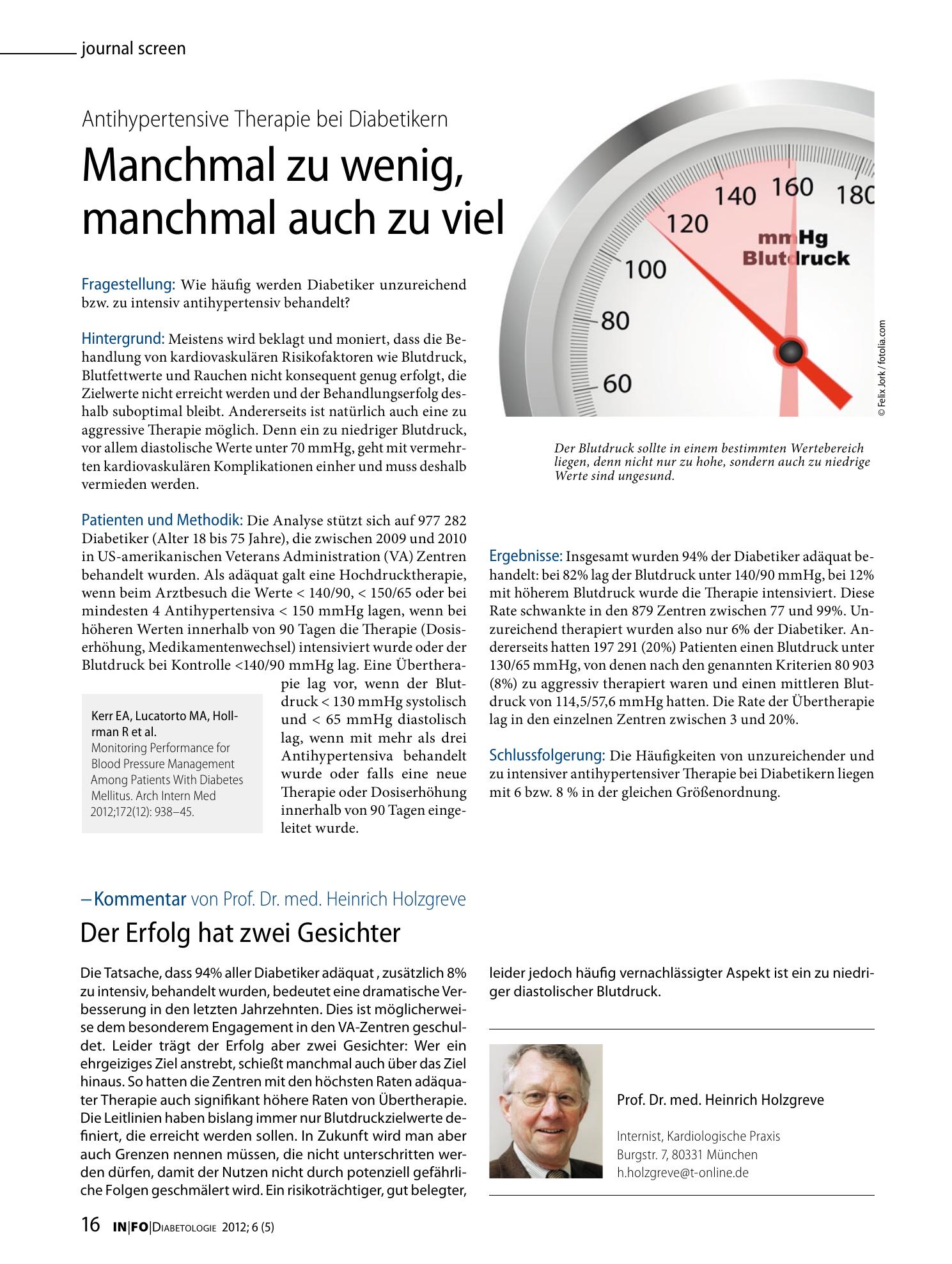 Vorschauseite 1: Manchmal zu wenig, manchmal auch zu viel