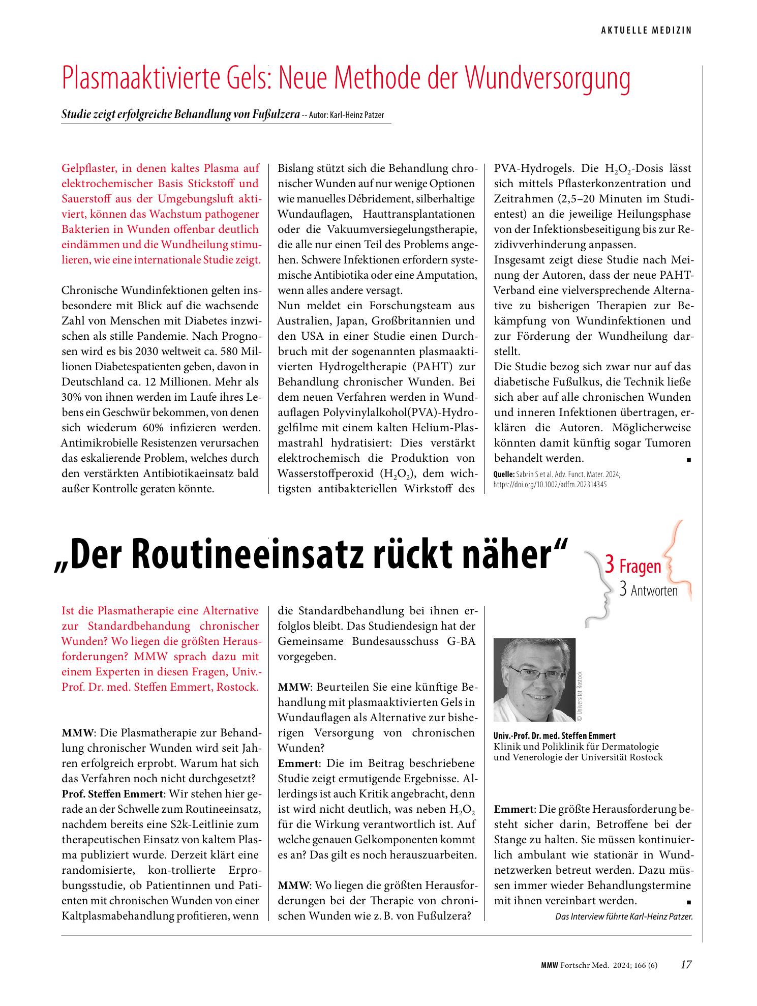 Vorschauseite 1: „Der Routineeinsatz rückt näher“