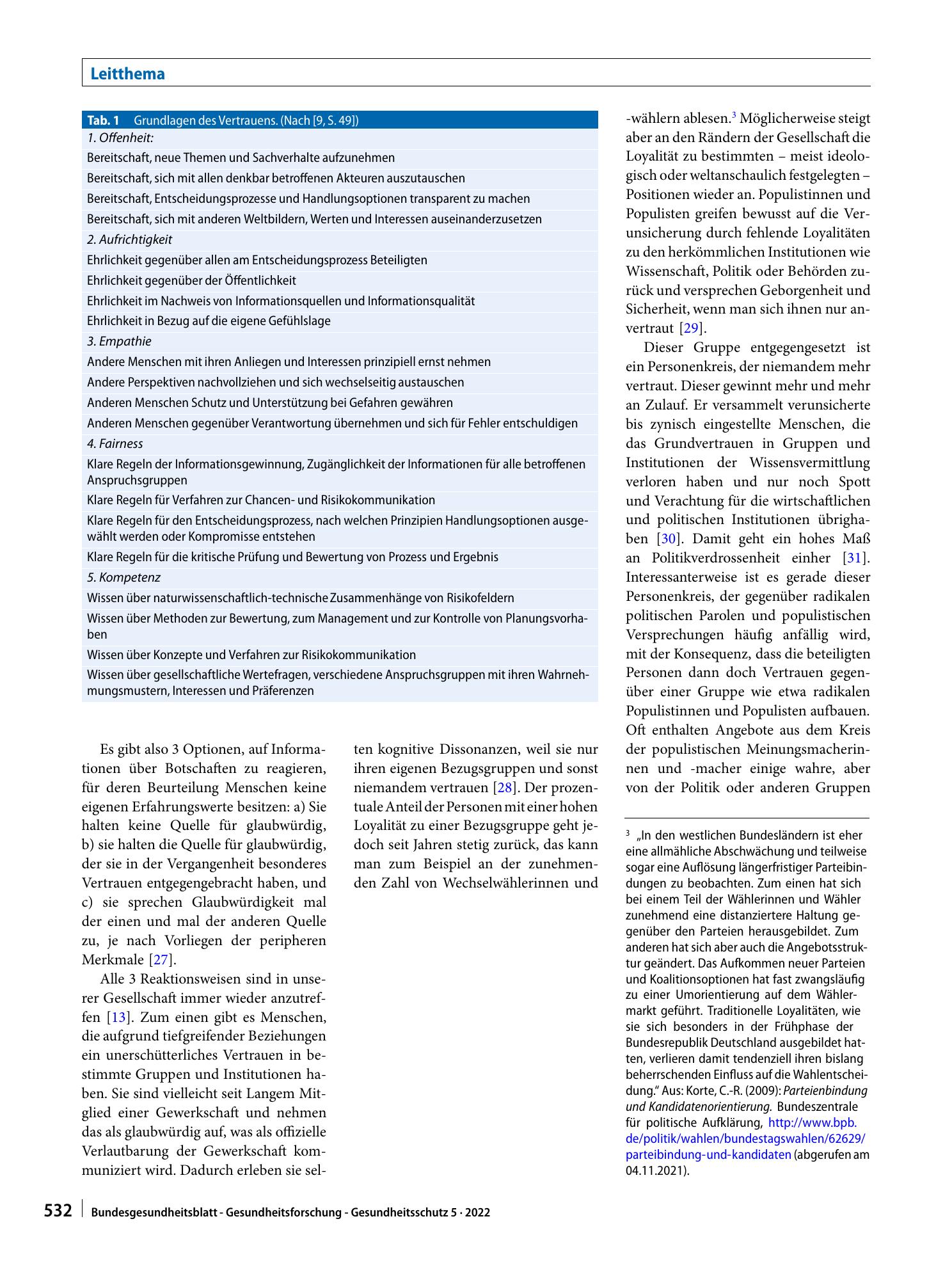 Vorschauseite 4: Vertrauen als Grundlage einer erfolgreichen institutionellen Risikokommunikation