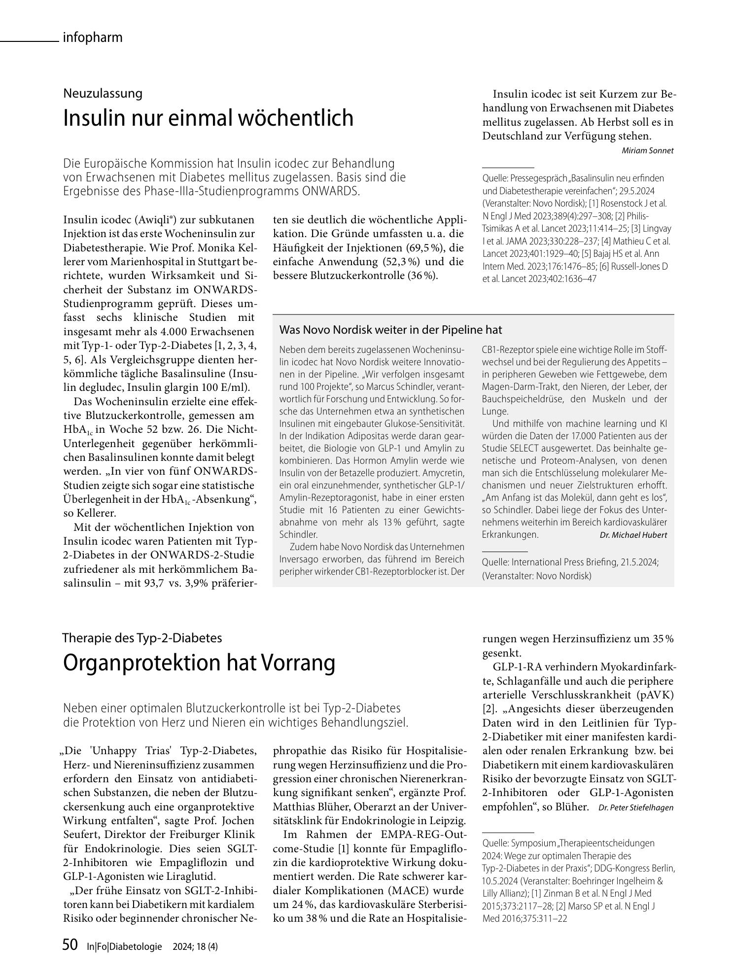 Vorschauseite 1: Organprotektion hat Vorrang
