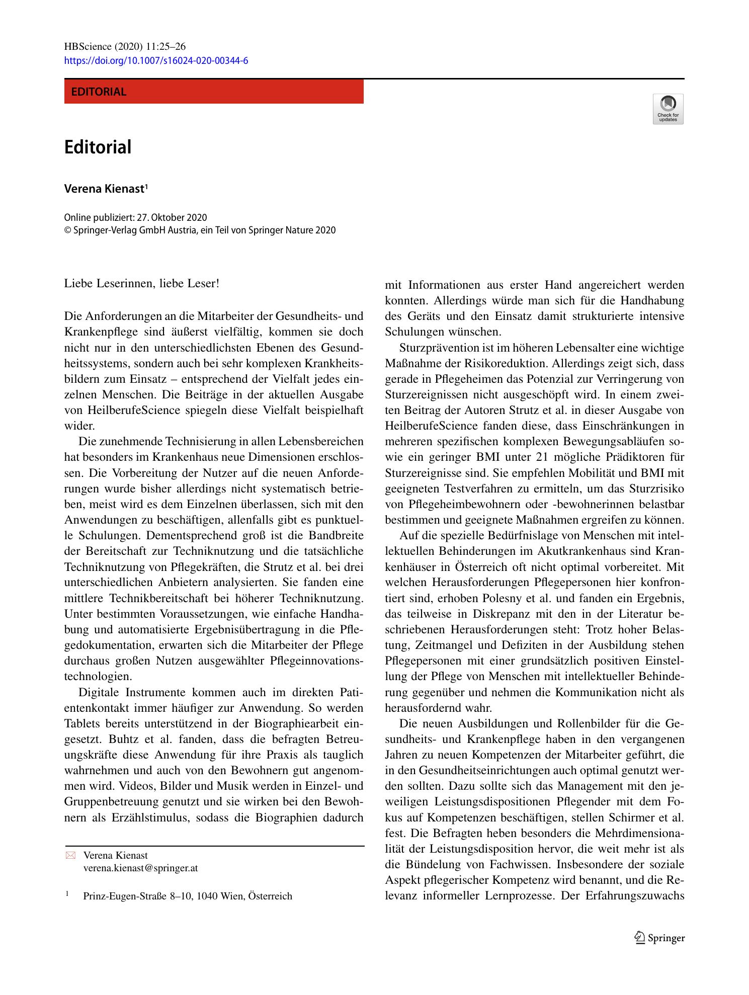 Vorschauseite 1: Editorial