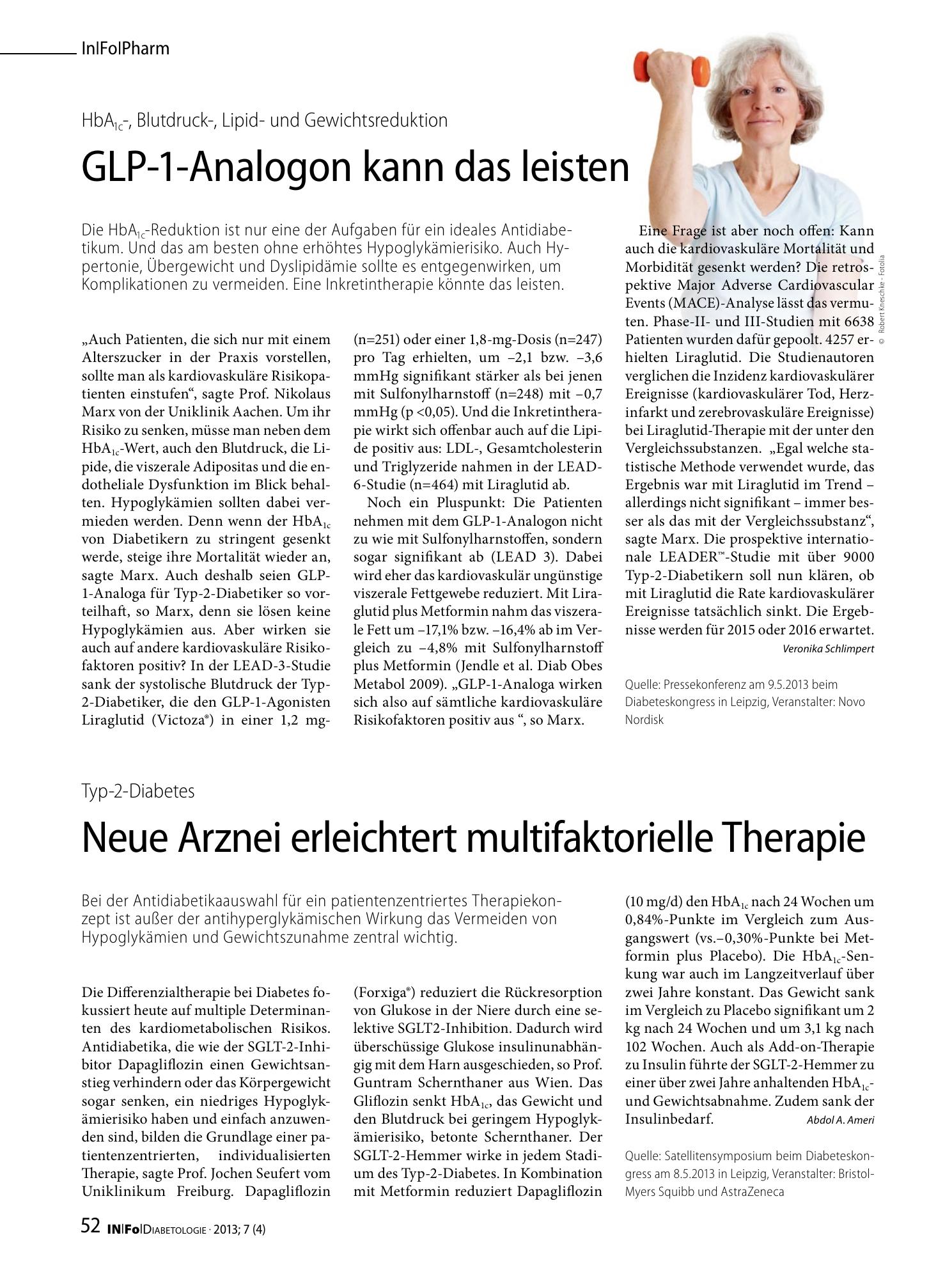 Vorschauseite 1: GLP-1-Analogon kann das leisten