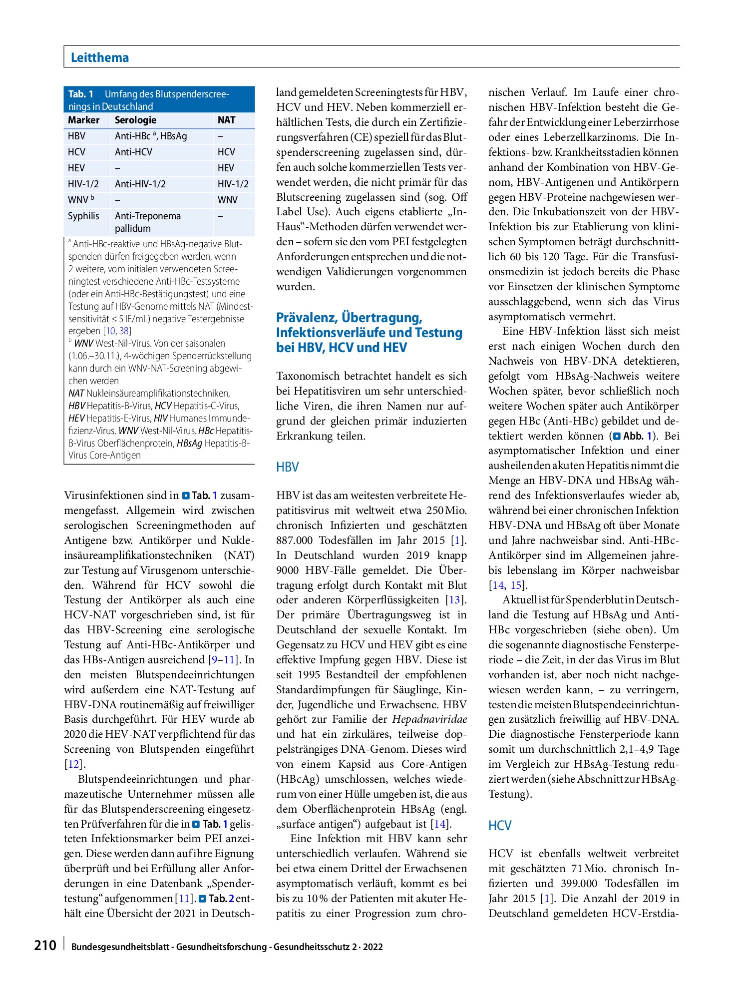 Vorschauseite 2: Sicherheit von Blut und Blutprodukten: Testmethoden zum Nachweis der Hepatitisviren B, C und E