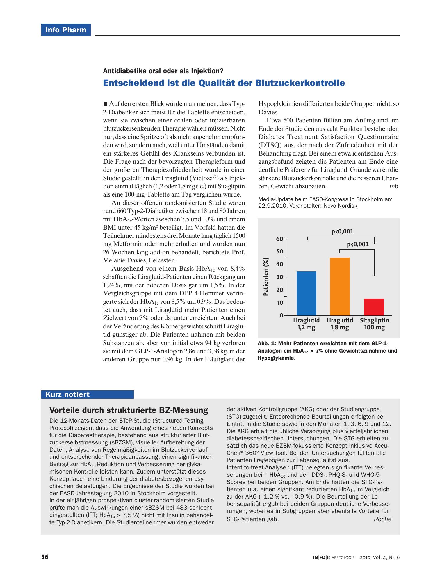 Vorschauseite 1: Vorteile durch strukturierte BZ-Messung