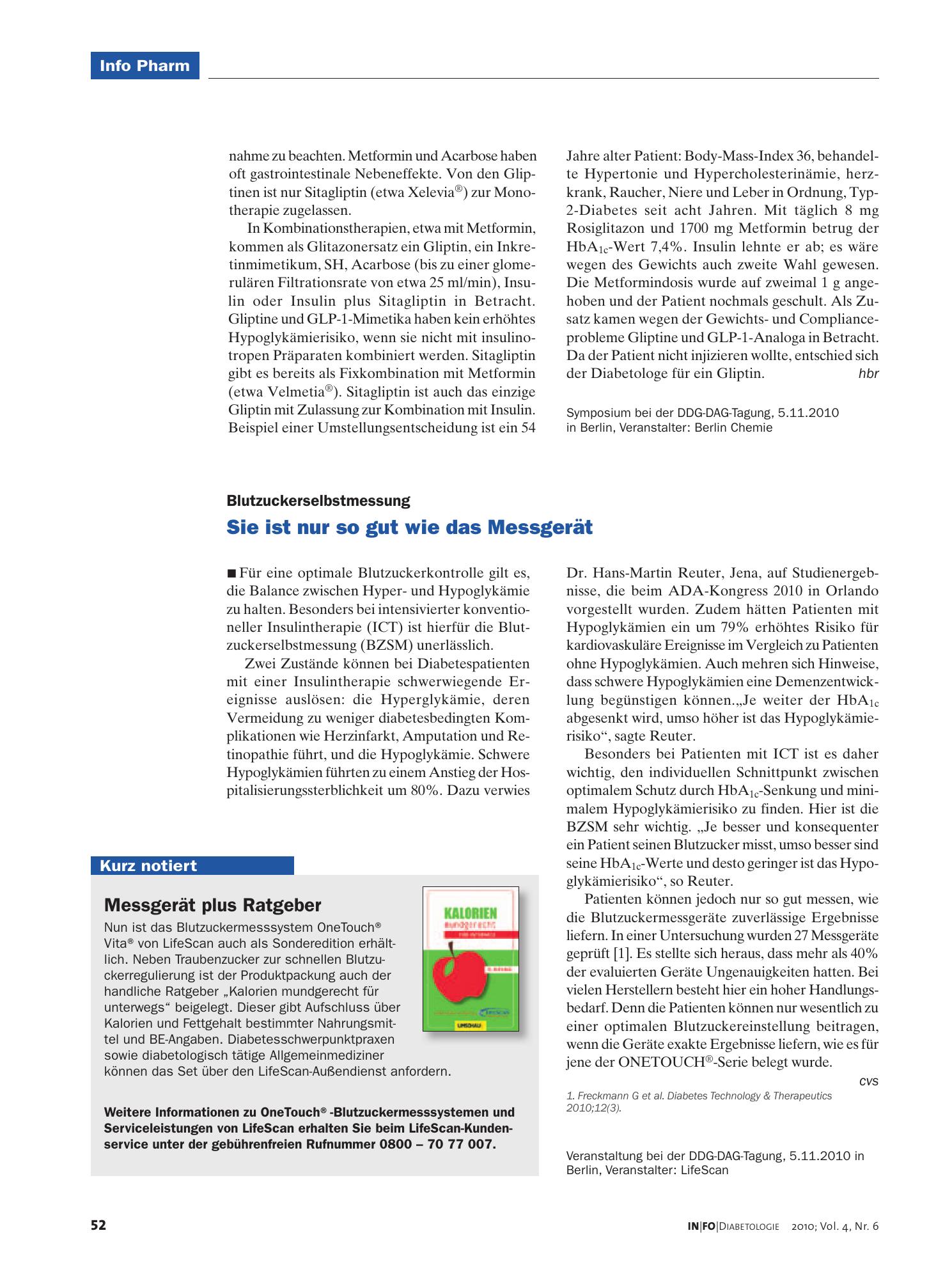 Vorschauseite 1: Sie ist nur so gut wie das Messgerät