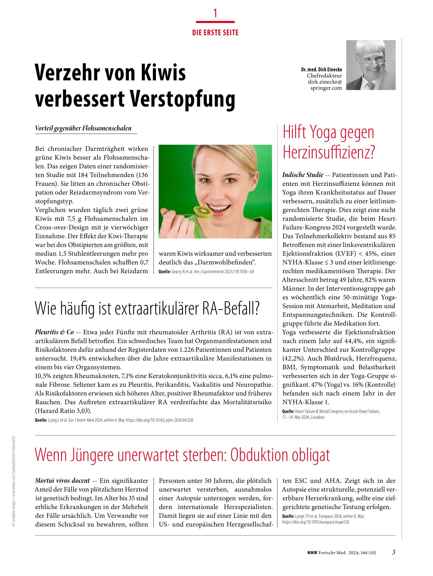 Vorschauseite 1: Die erste seite