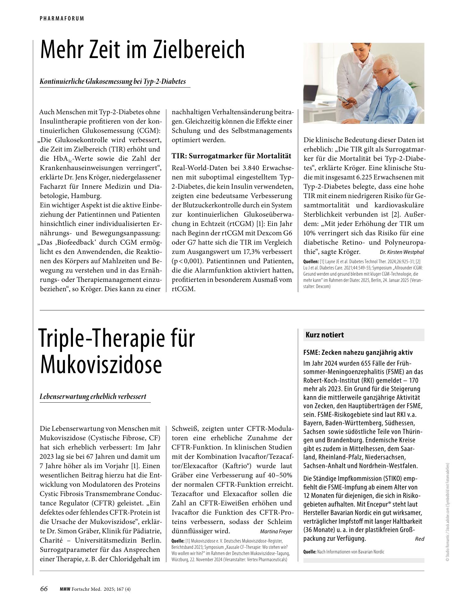 Vorschauseite 1: Mehr Zeit im Zielbereich