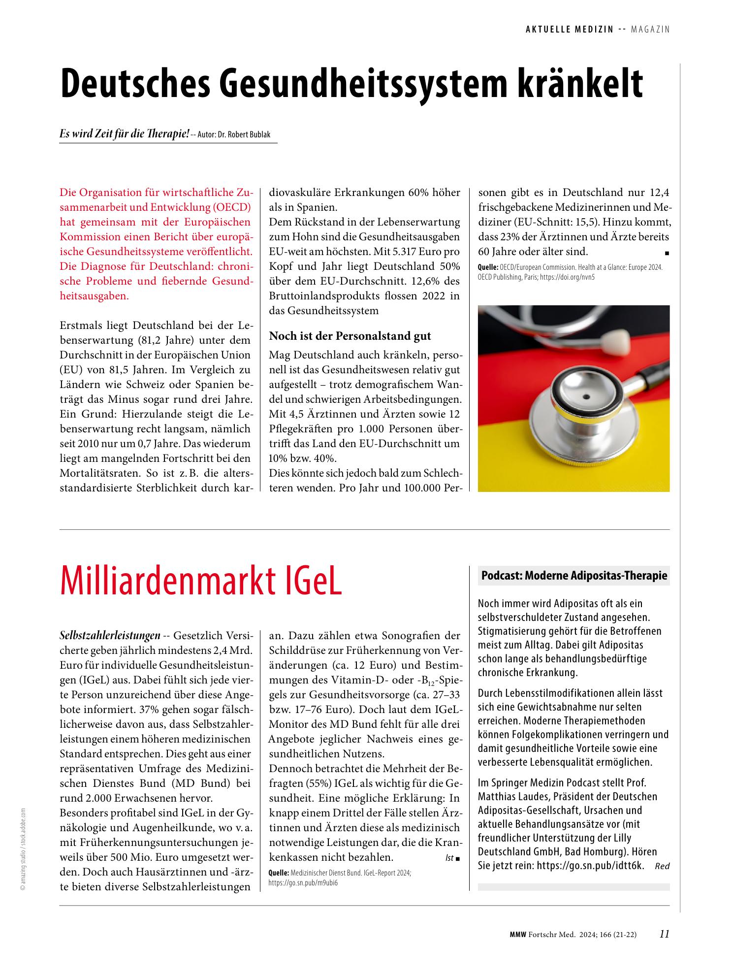 Vorschauseite 1: Podcast: Moderne Adipositas-Therapie