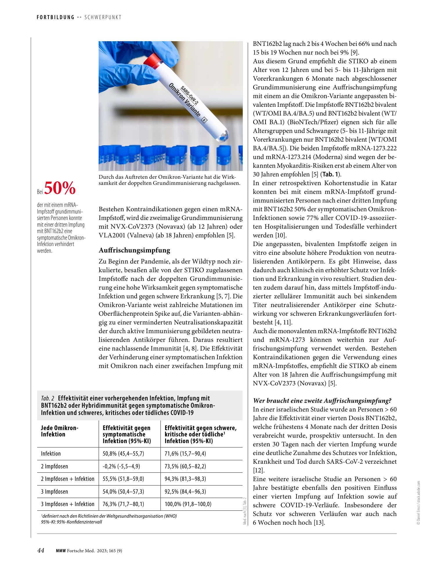 Vorschauseite 2: Update COVID-19-Impfung